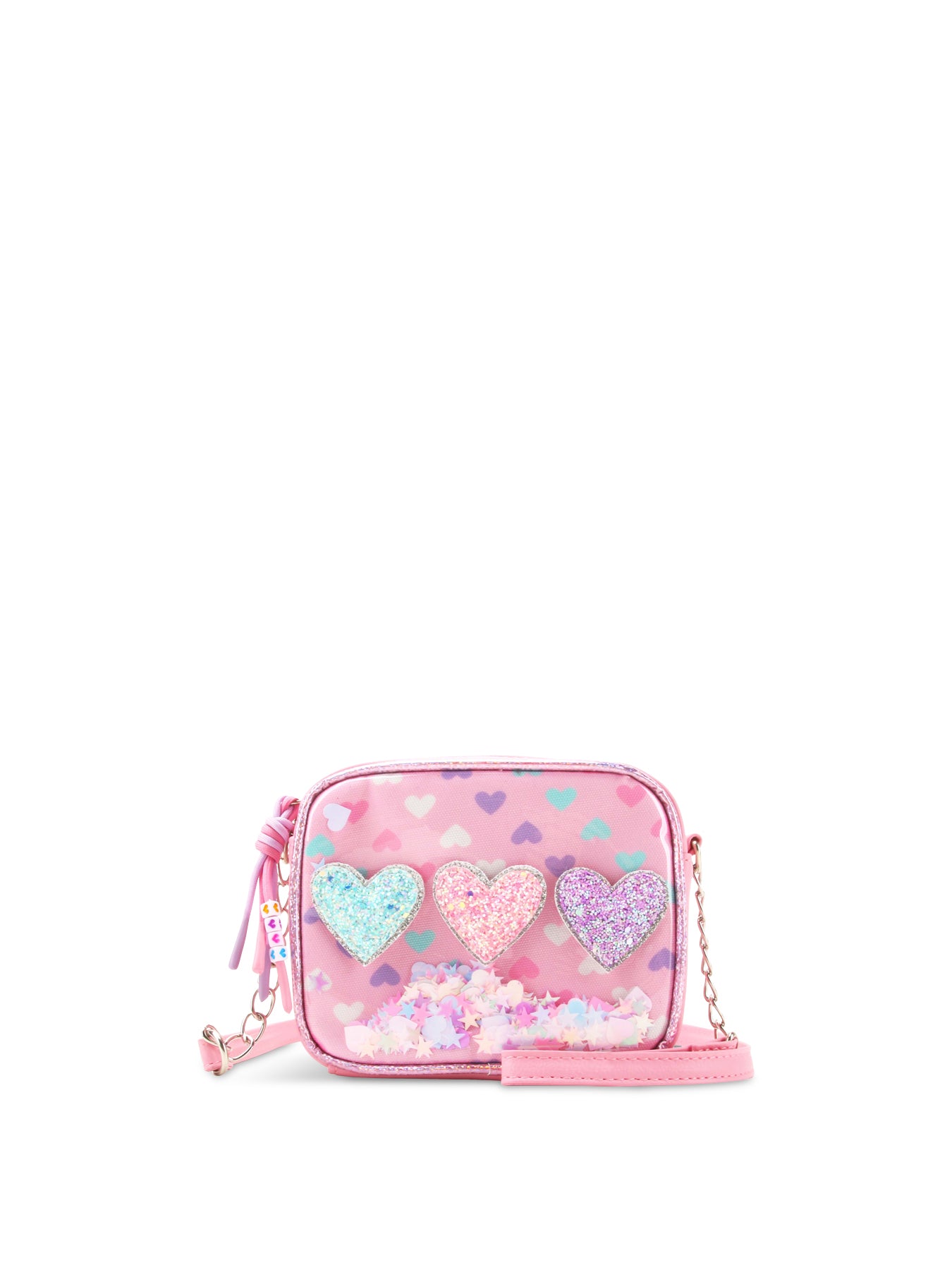 Confetti Hearts Crossbody Bag
