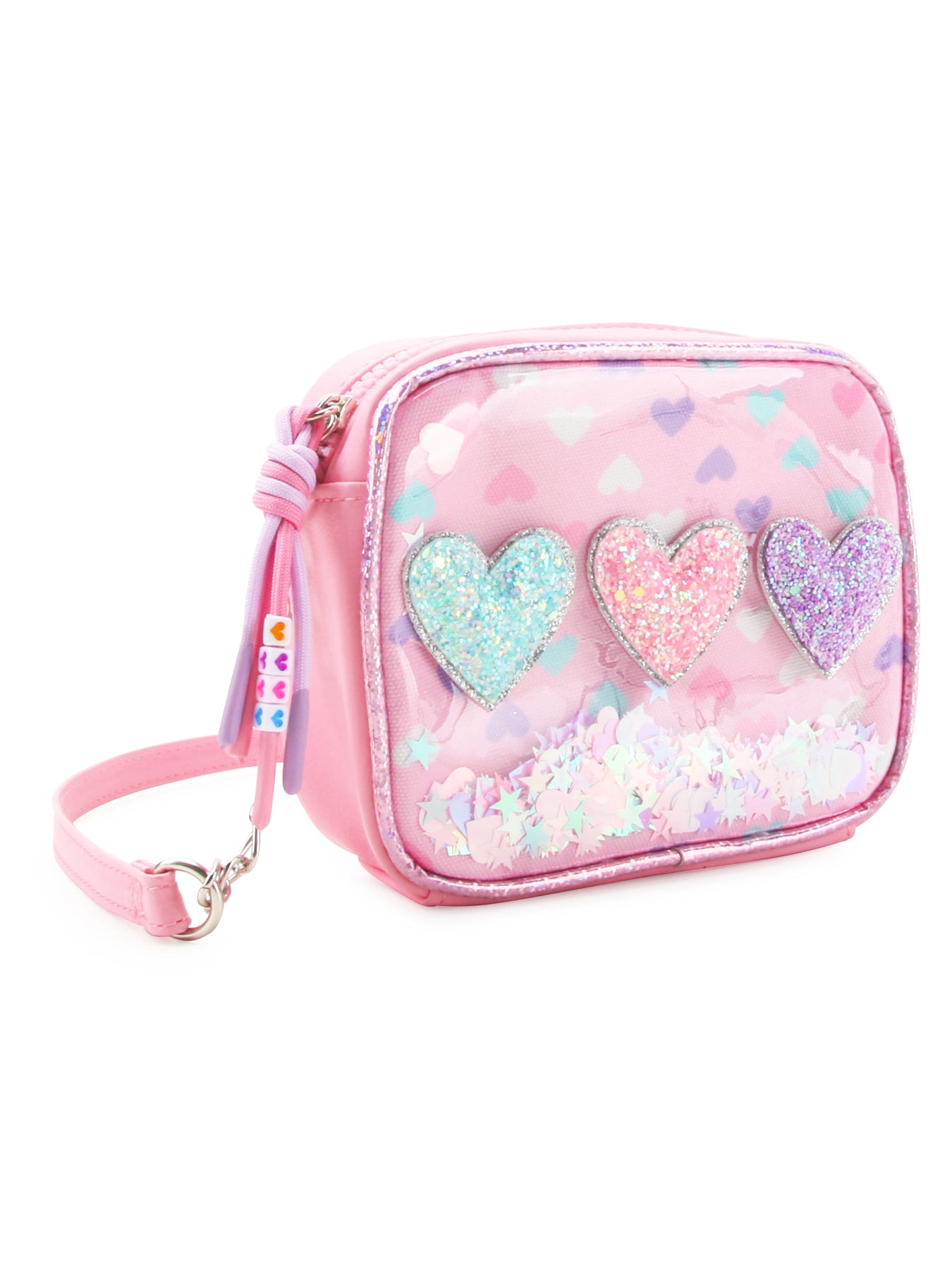 Confetti Hearts Crossbody Bag
