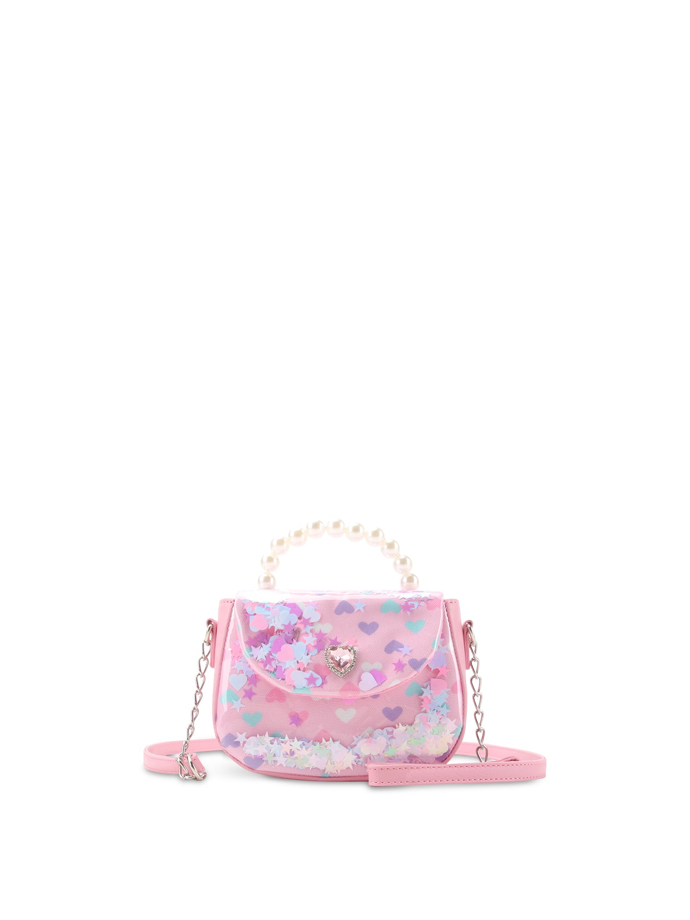 Confetti Hearts Crossbody Bag