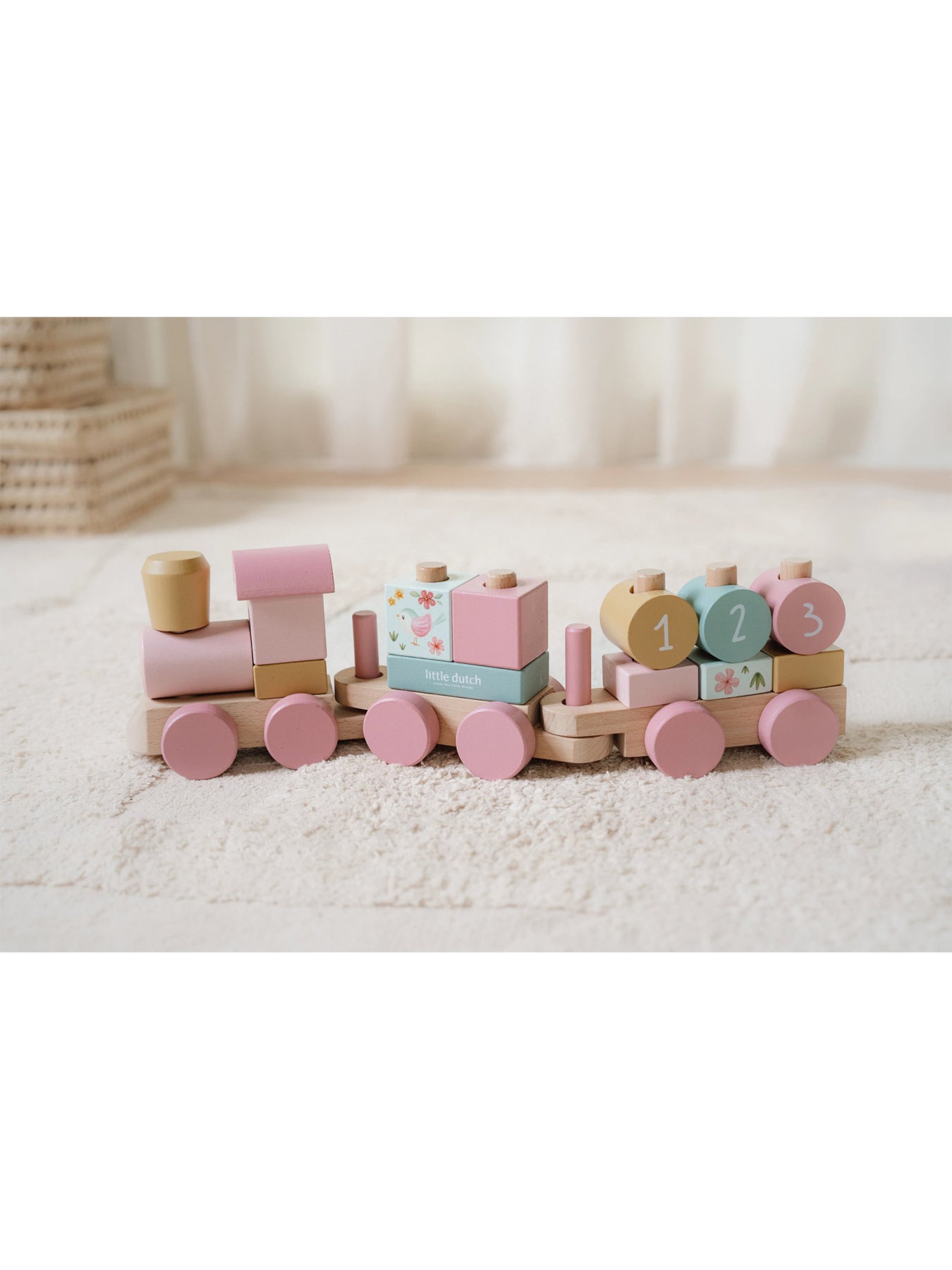 Wooden Stacking Train Toy