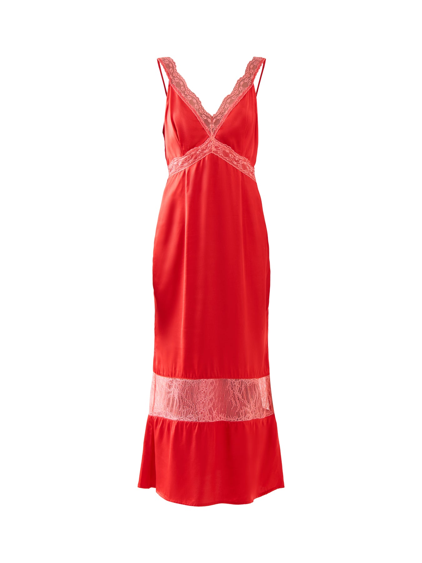 Red and Pink Cici Dress