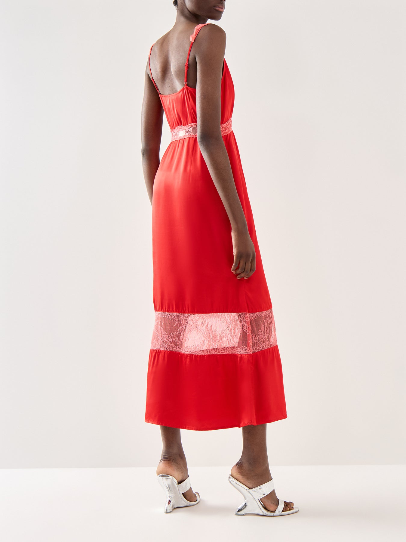 Red and Pink Cici Dress