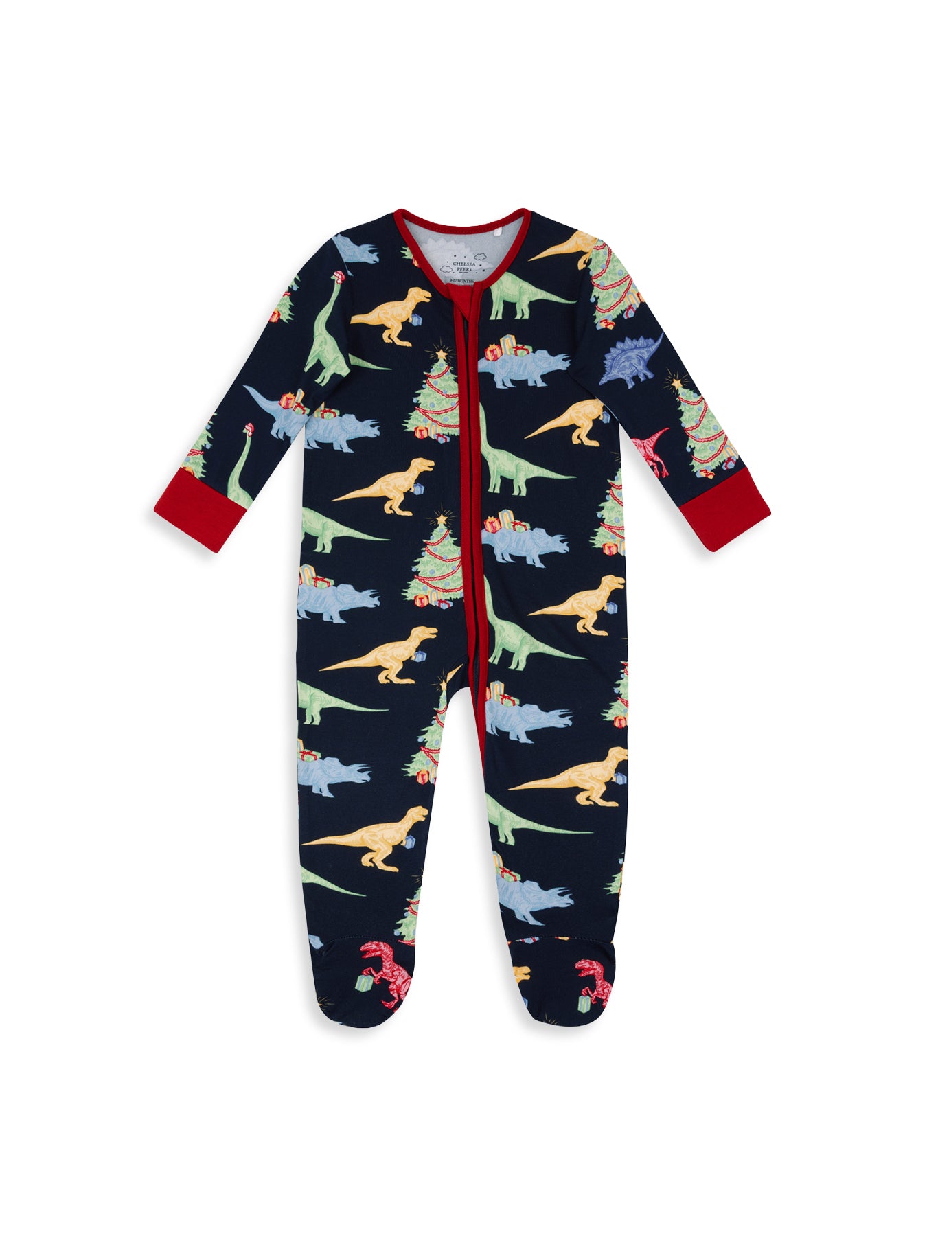 Baby Zip Fastening Sleepsuit Pink