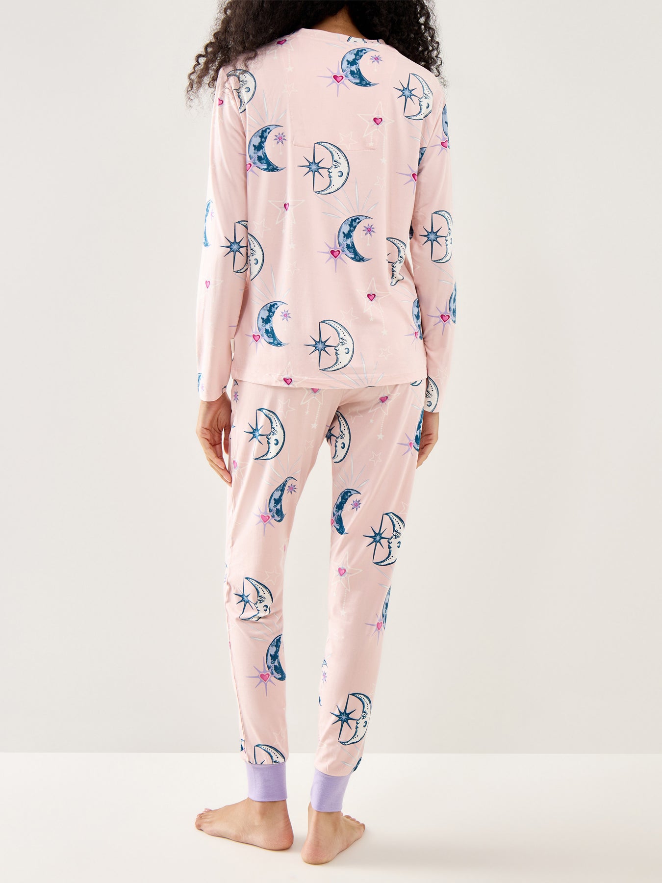 Pink Night Sky Long Set