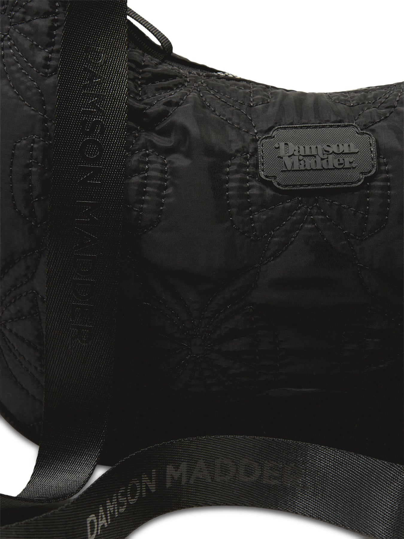 Crescent Bag with Bow Stitch Detail