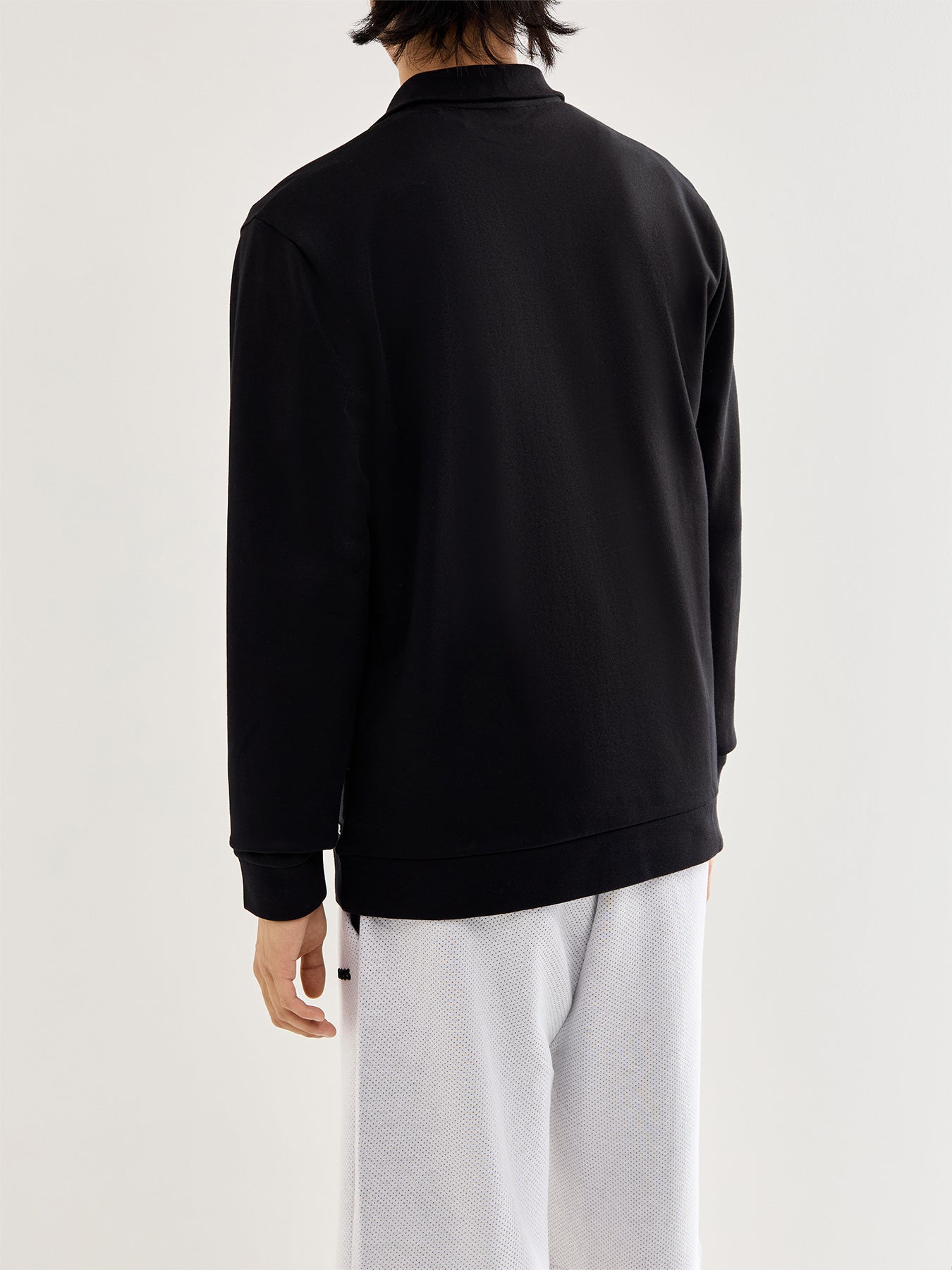 Tracksuit 1/4 Jacket Black