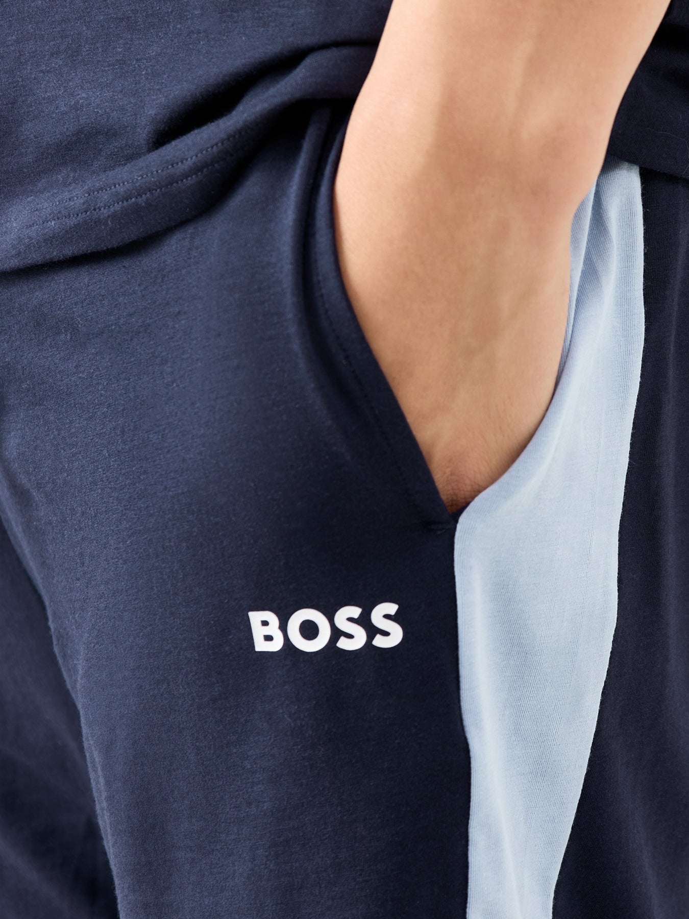 Cotton Navy Loungewear Shorts