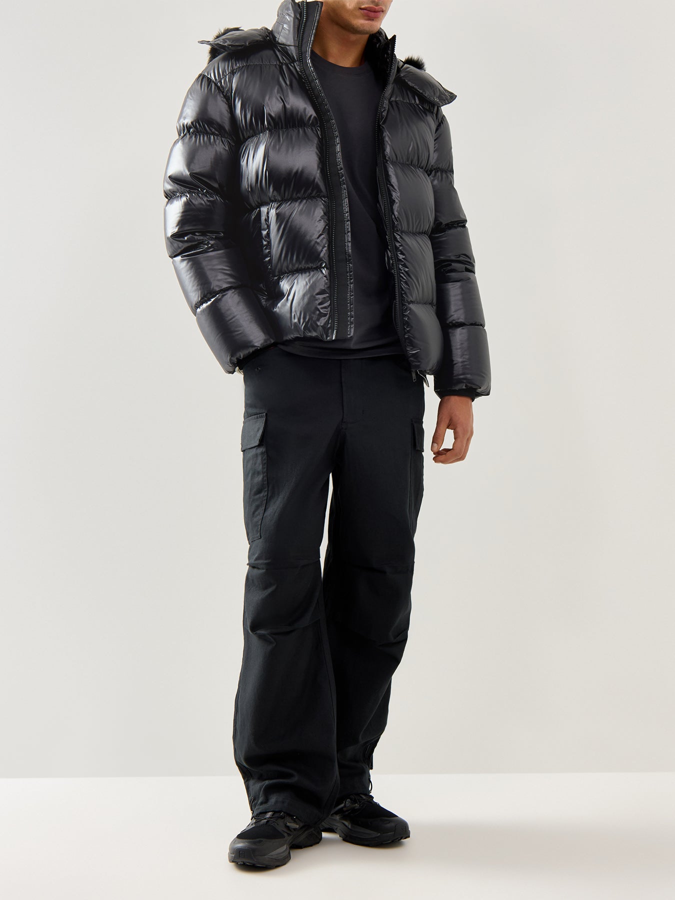 Kings Puffer Jacket Black