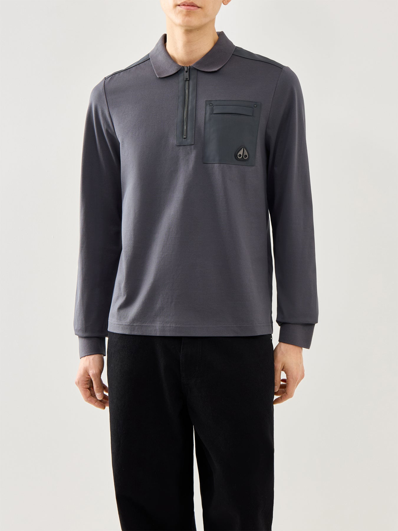 Dalon Long Sleeves Polo Brown