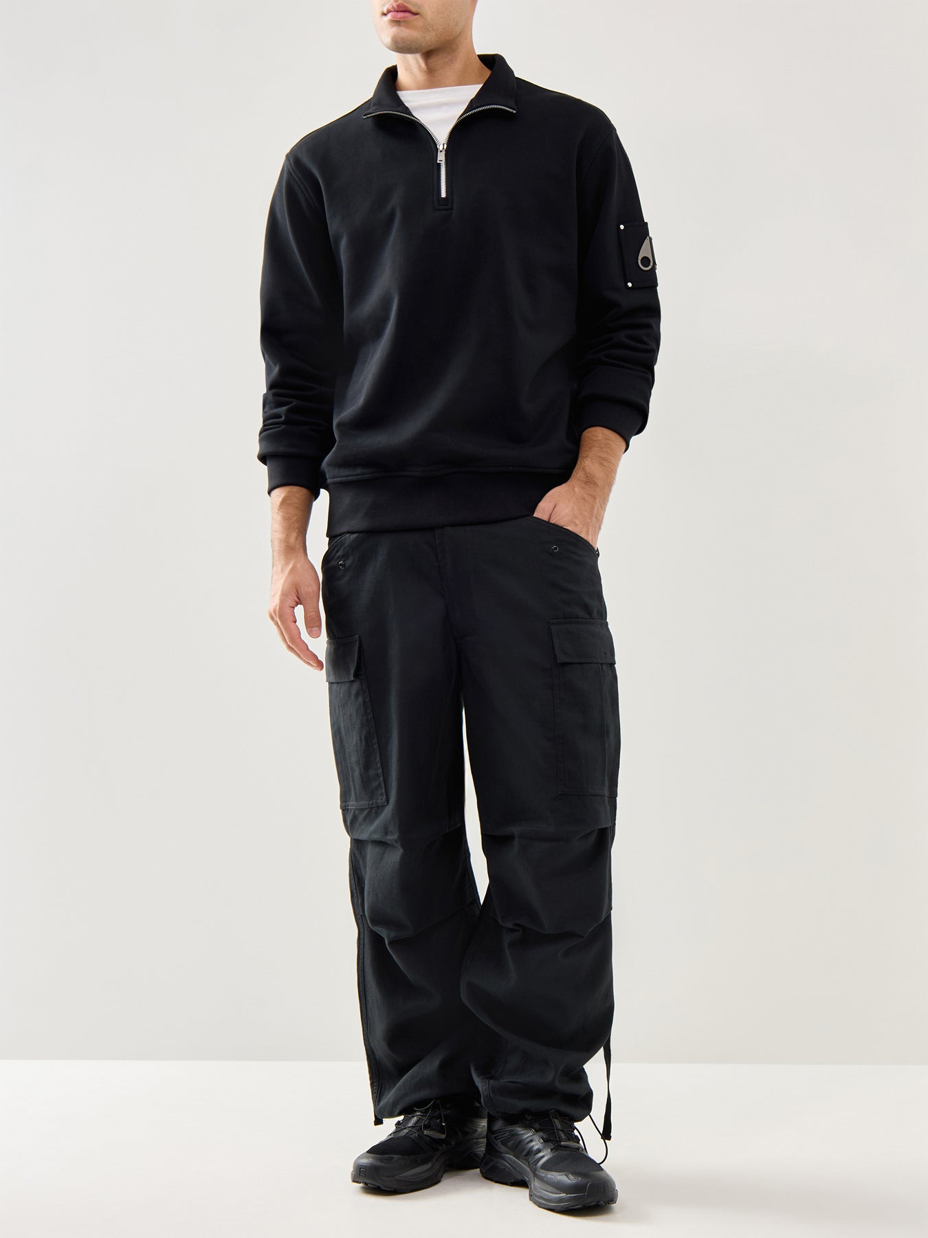 Hartsfield 1/4 Zip Black