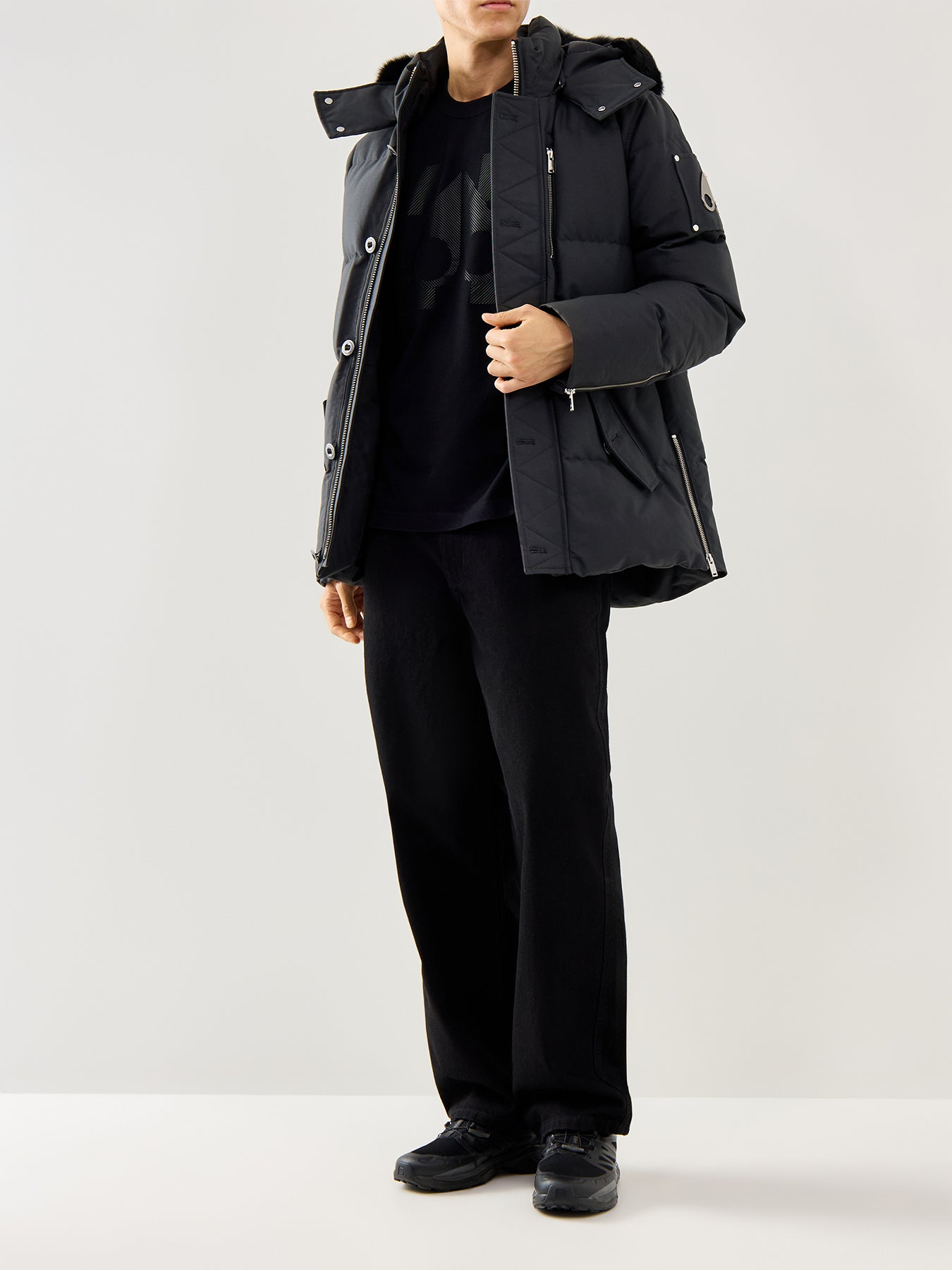 Finchley Cotton Tee Black