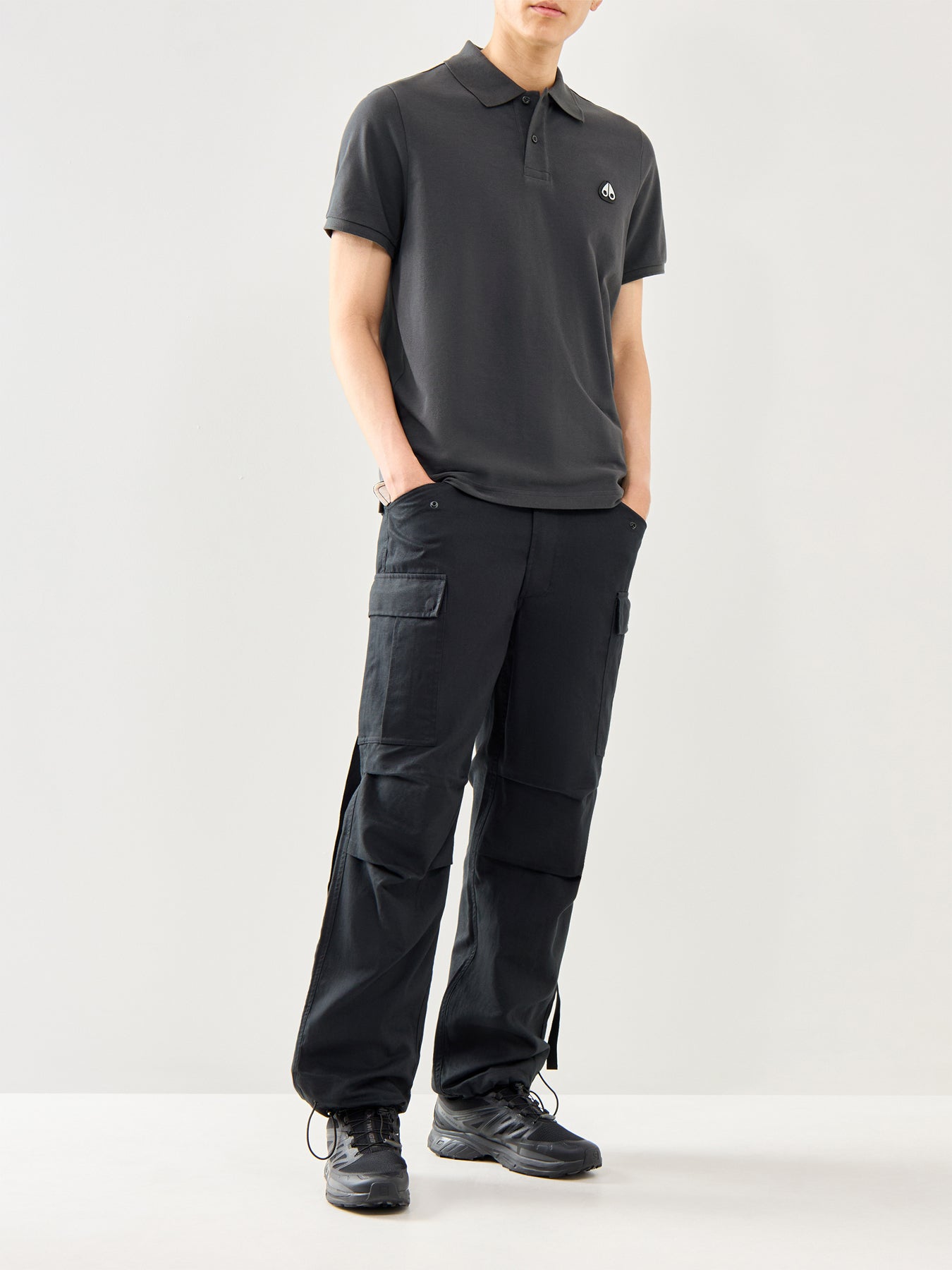 Everett Short Sleeves Cotton Polo Brown