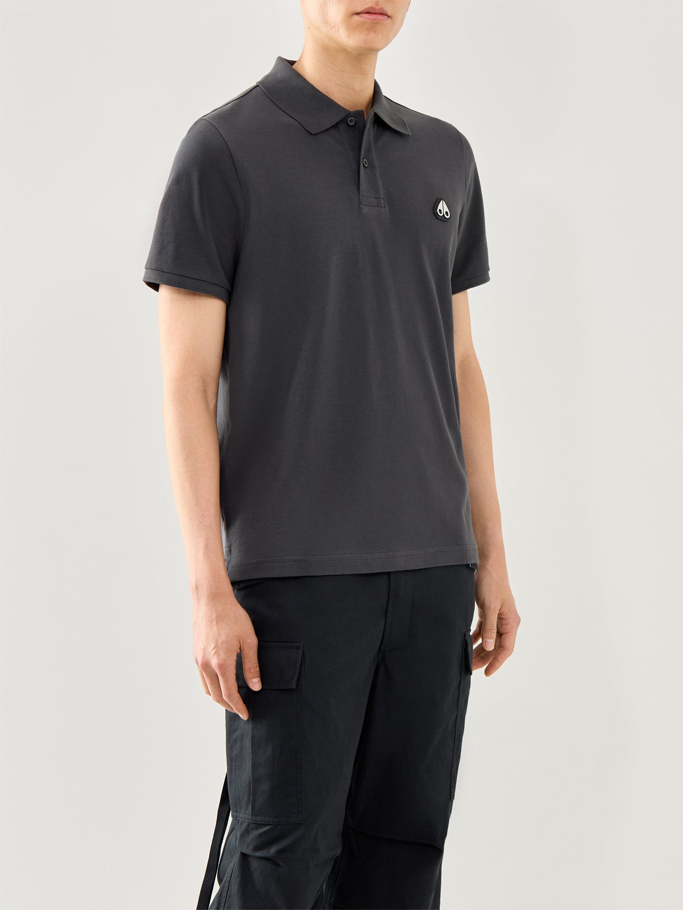 Everett Short Sleeves Cotton Polo Brown