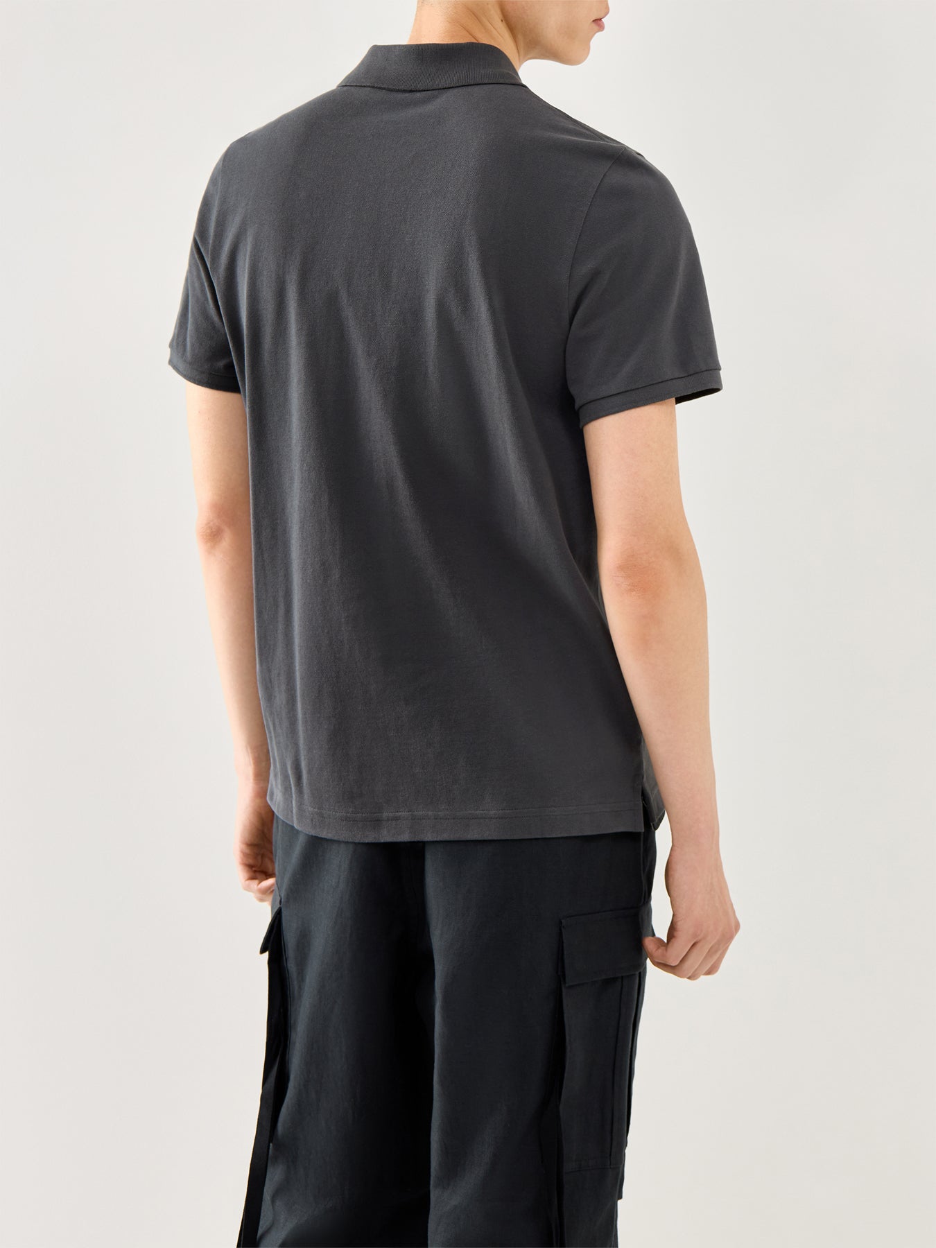 Everett Short Sleeves Cotton Polo Brown