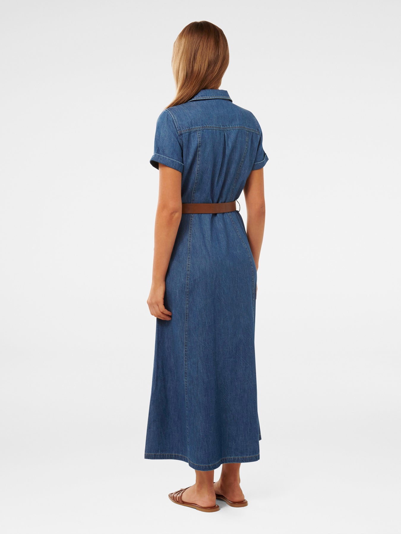 Lana Short Sleeves Midi Dress