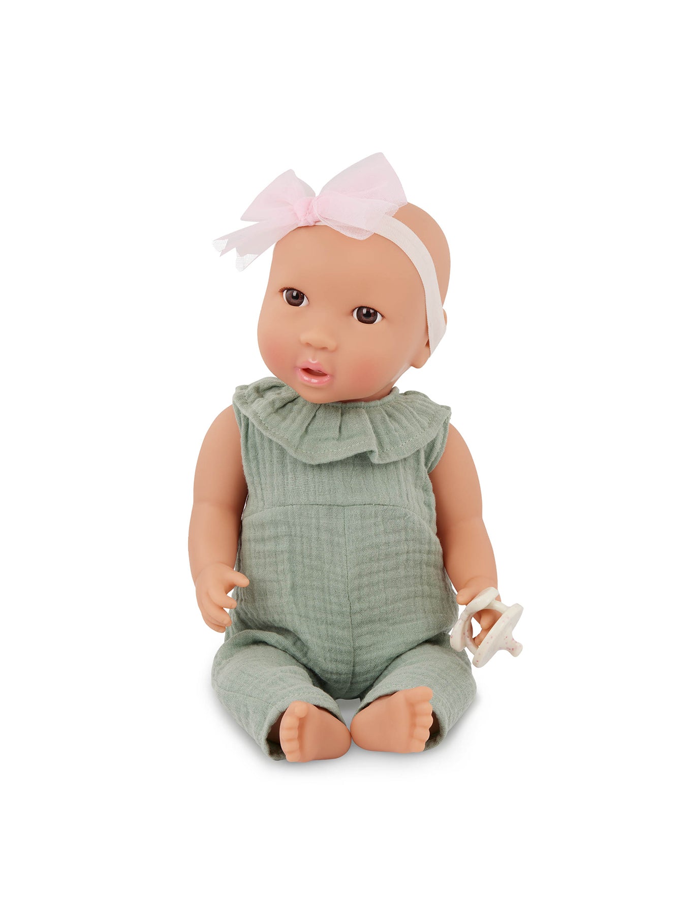 Green Jumper & Bow Doll Outfit