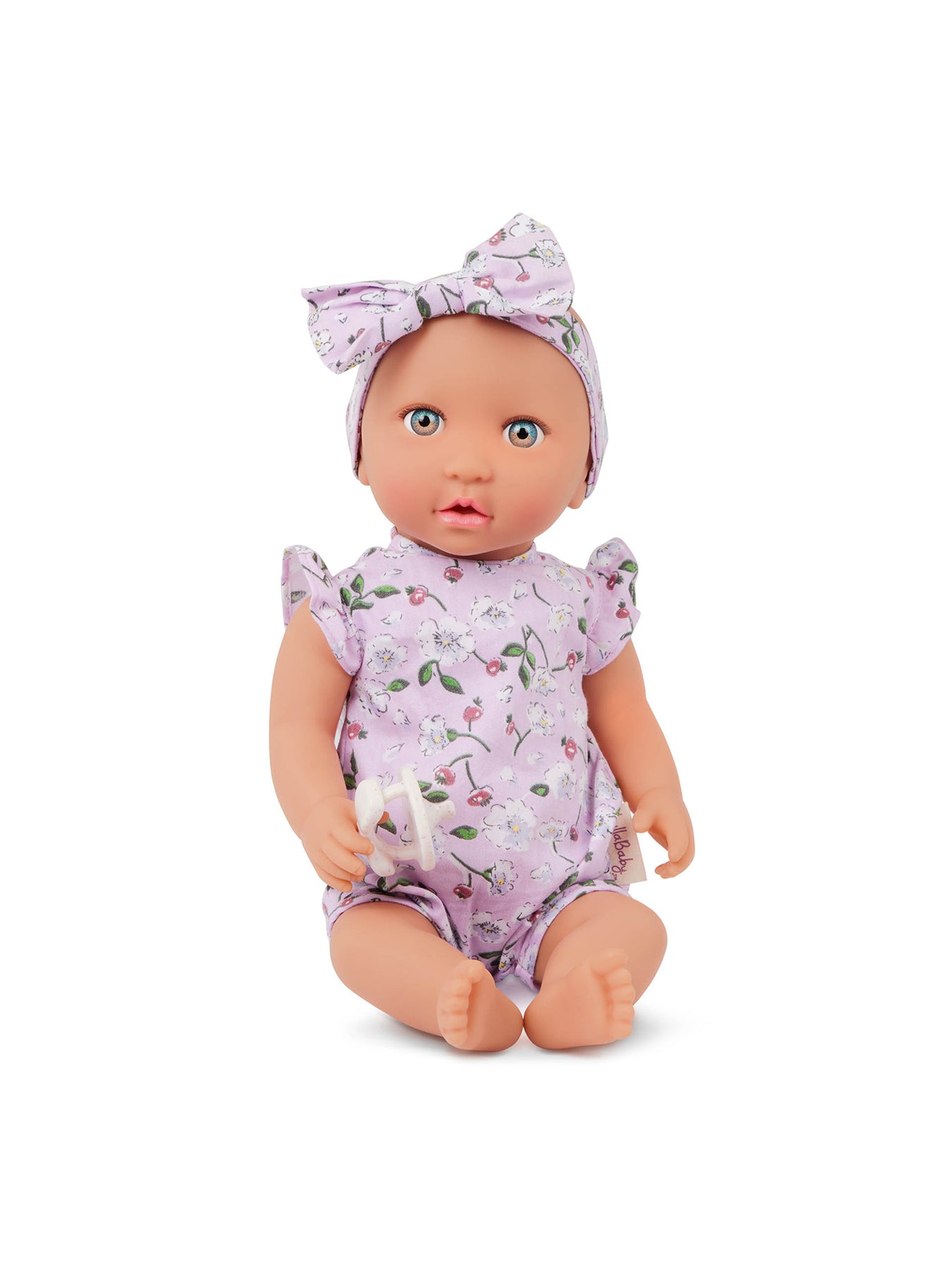 Floral Dress & Headband Doll Outfit