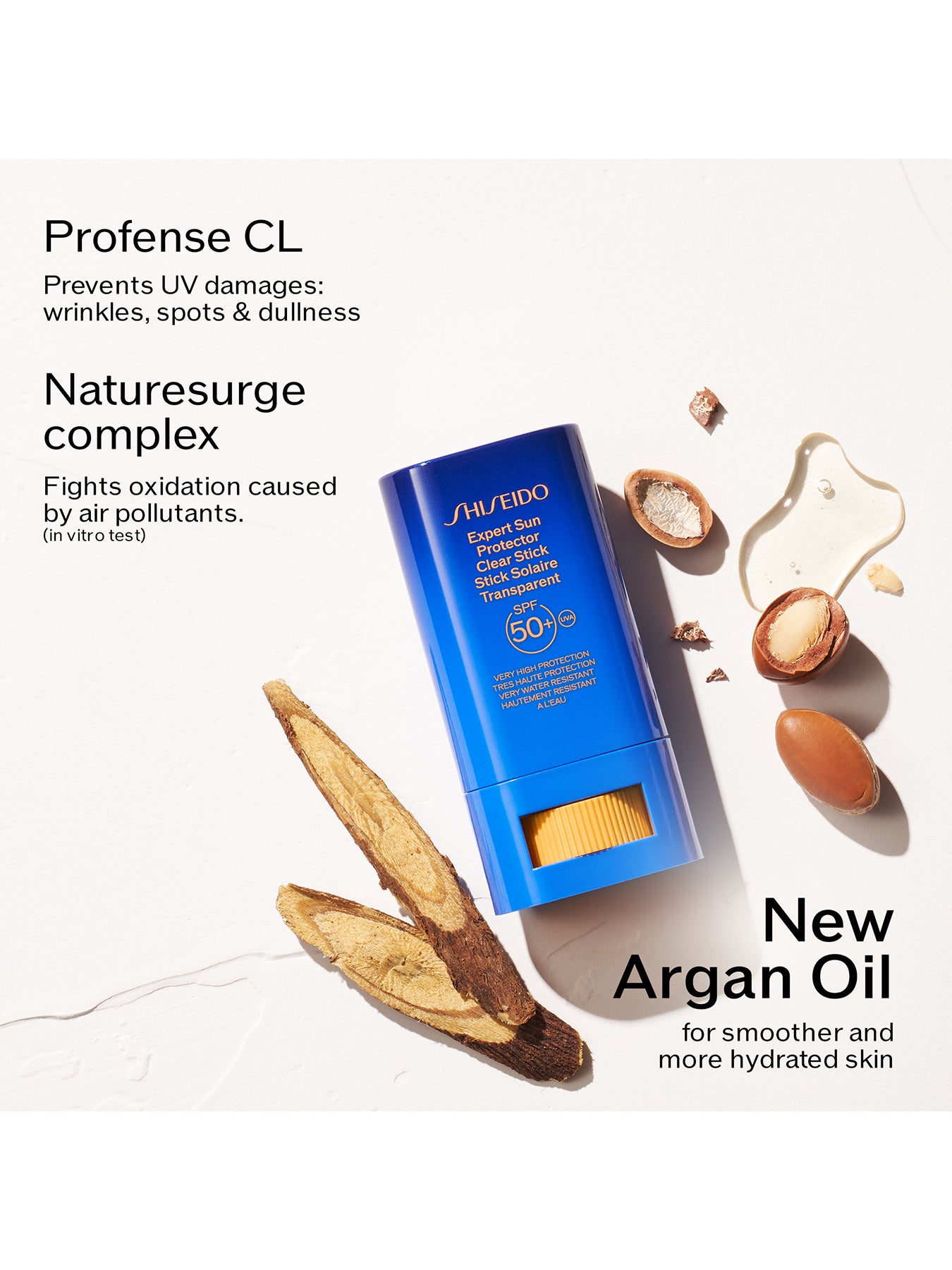 Shiseido Sun Clear SPF50+ Stick 20g