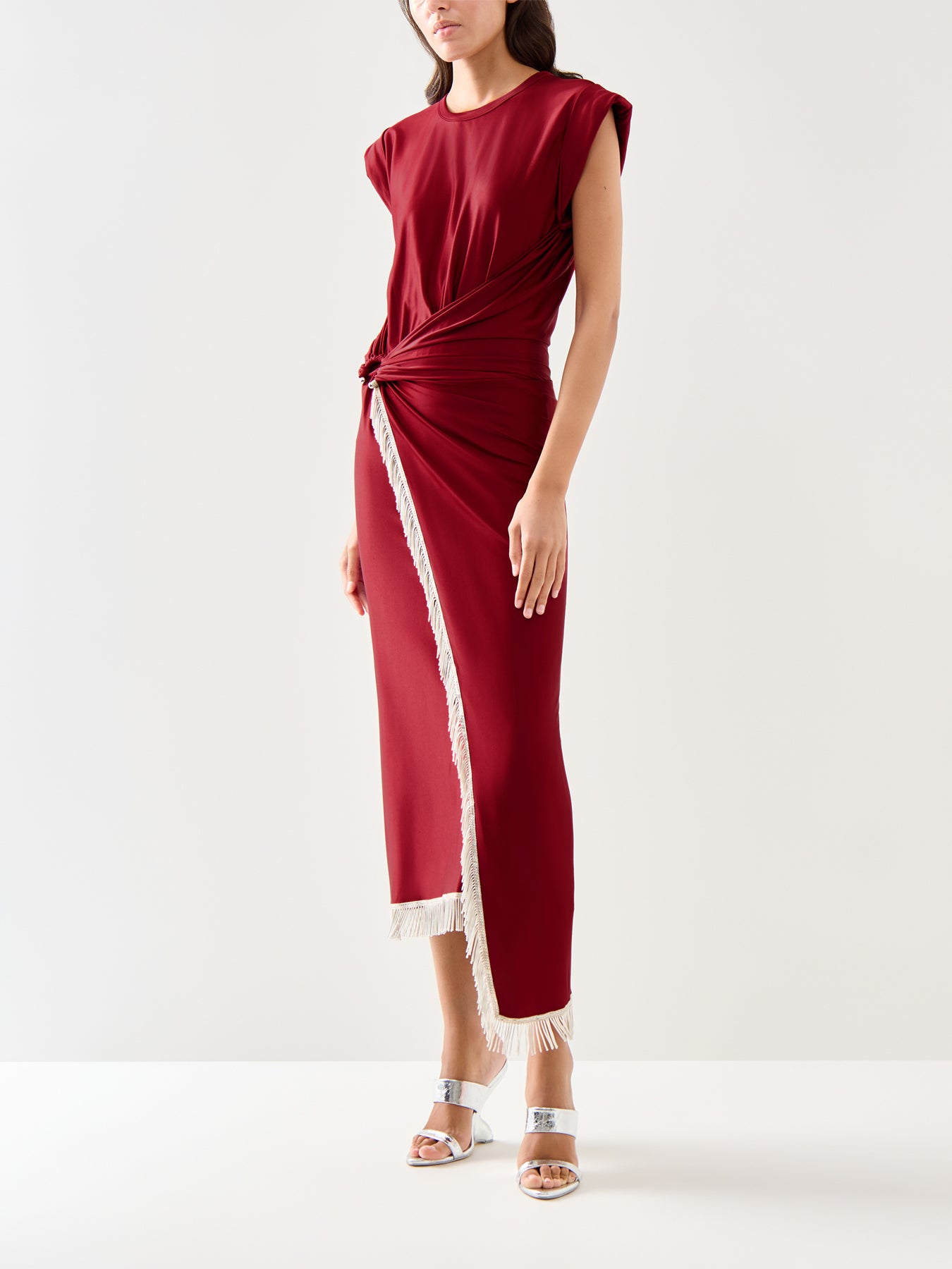 Robe Stretch Jersey Short Sleeve With Silver Hardware