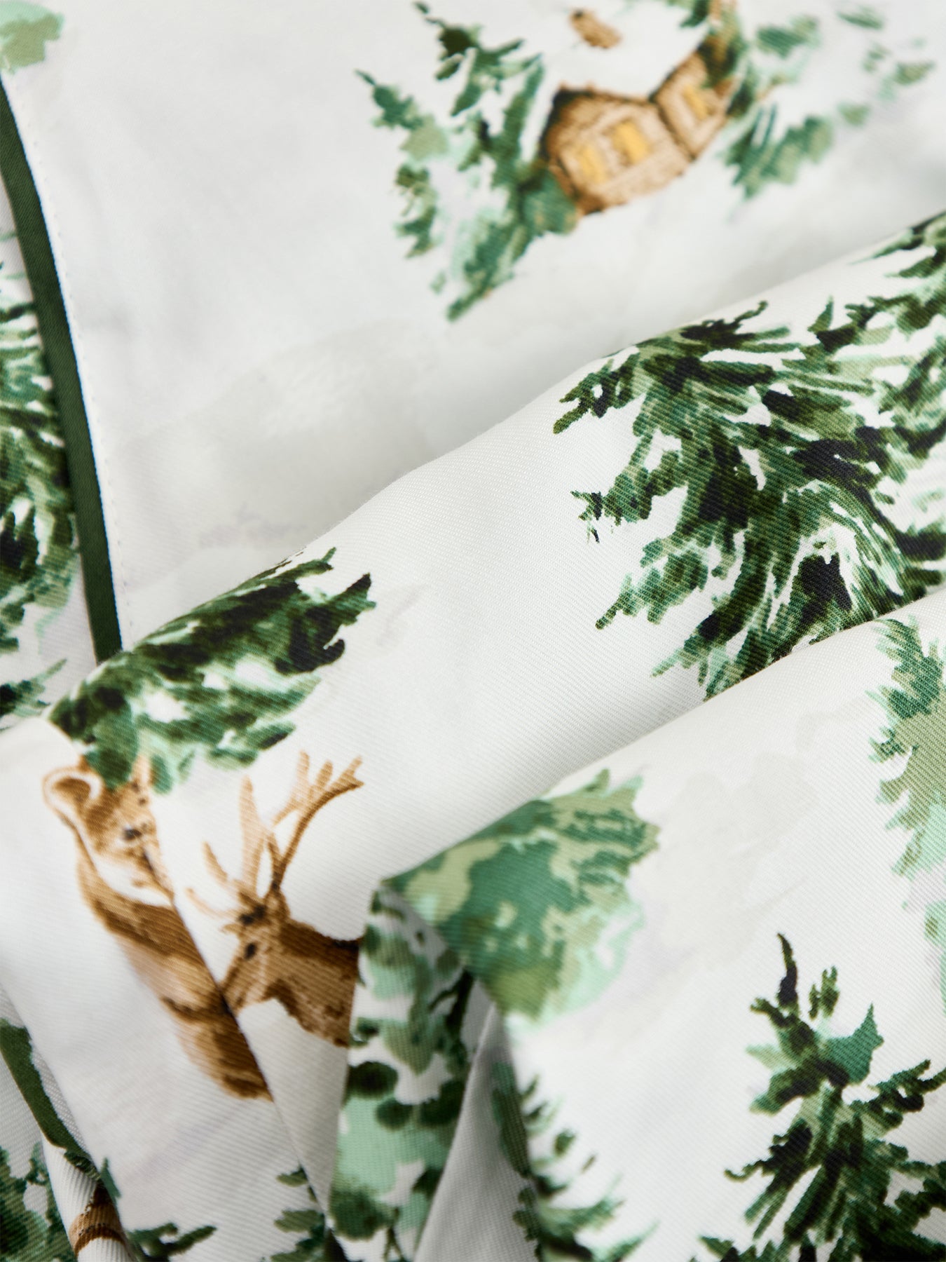 Alpine Pyjama Top Green