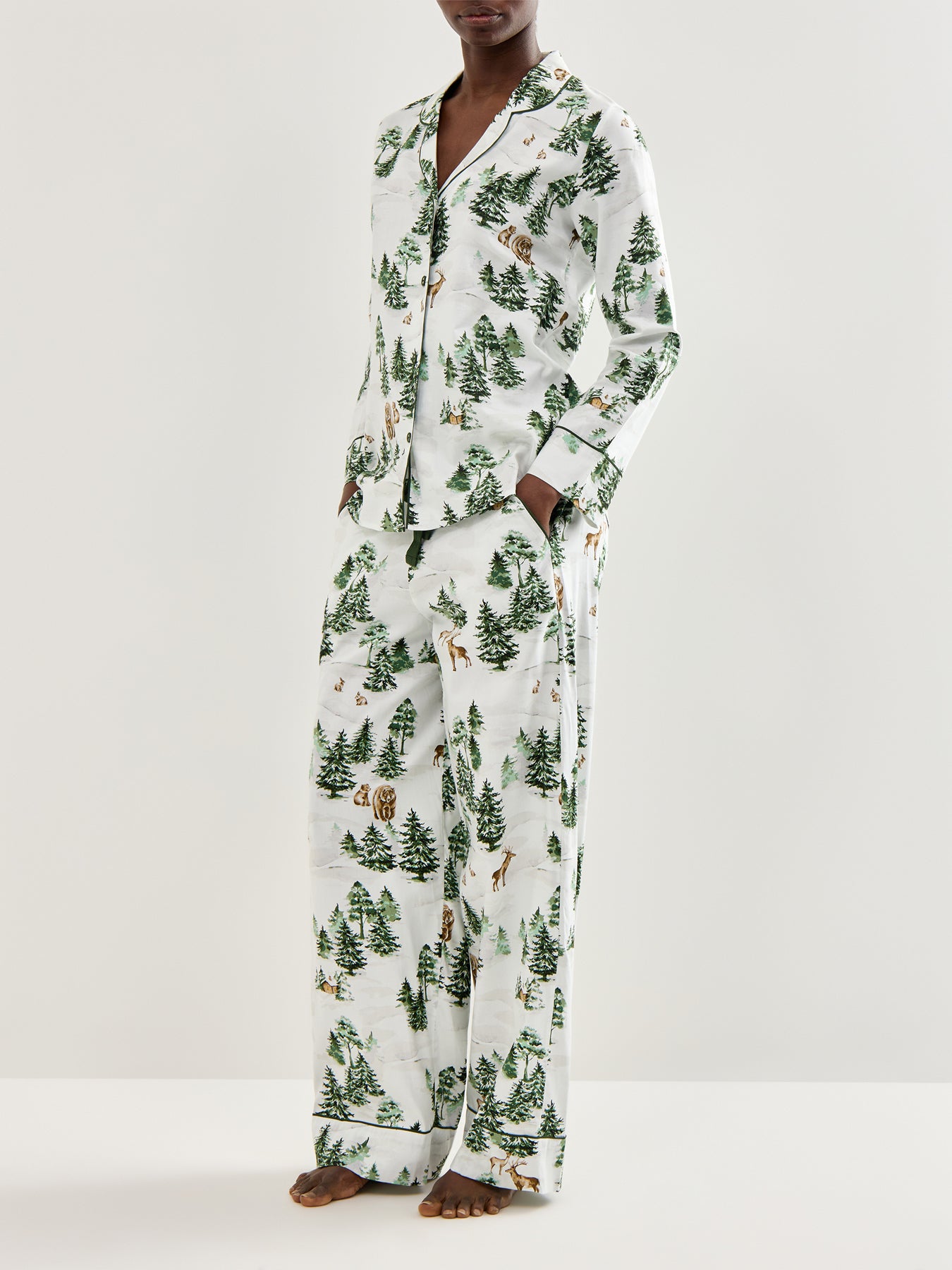 Alpine Pyjama Bottoms Green