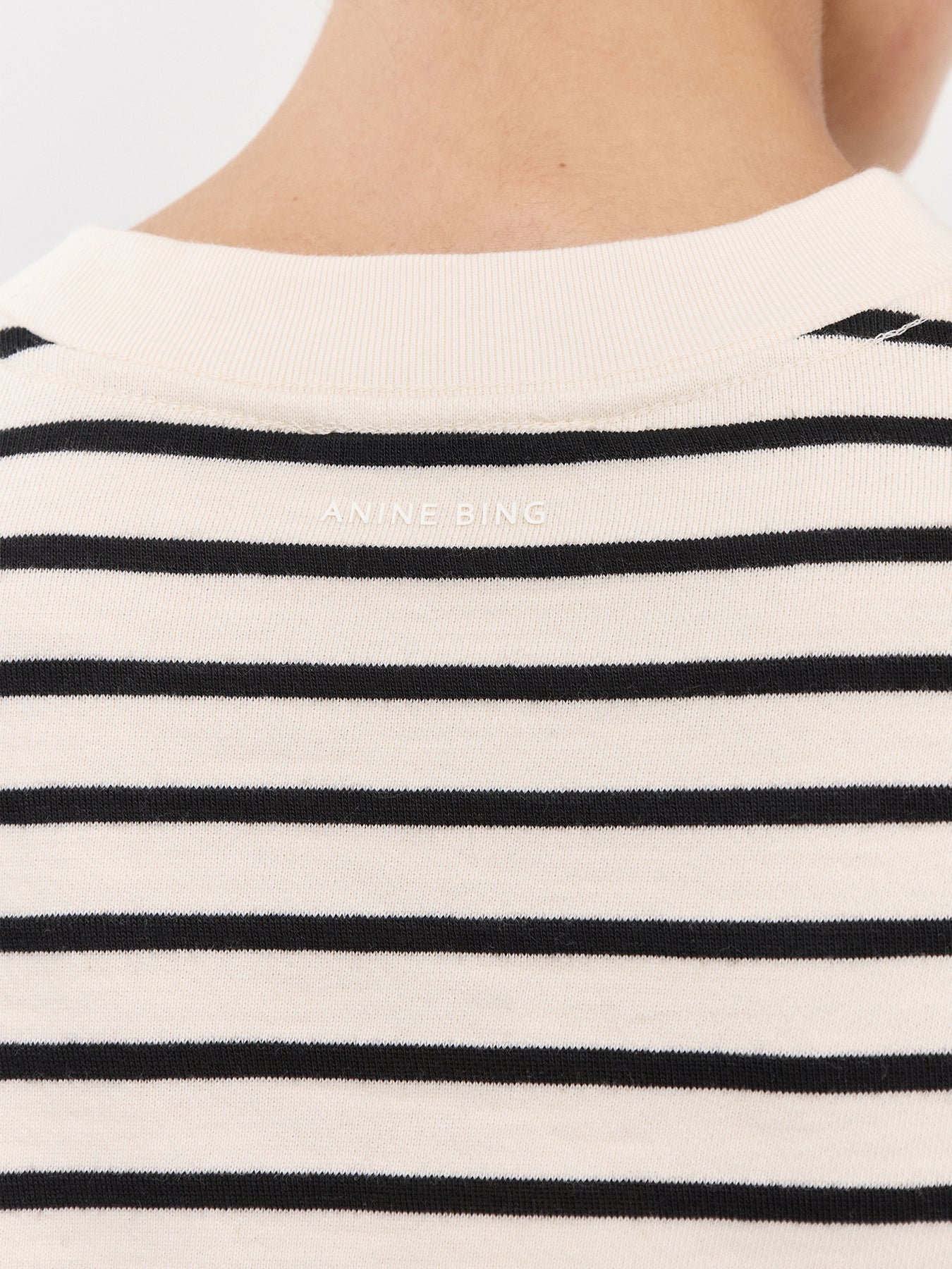 Dean Sweatshirt  Black Stripe French Terry