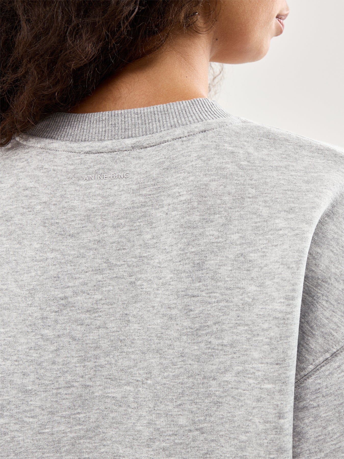 Spencer Sweatshirt Anine Bing  Medium Heather Grey