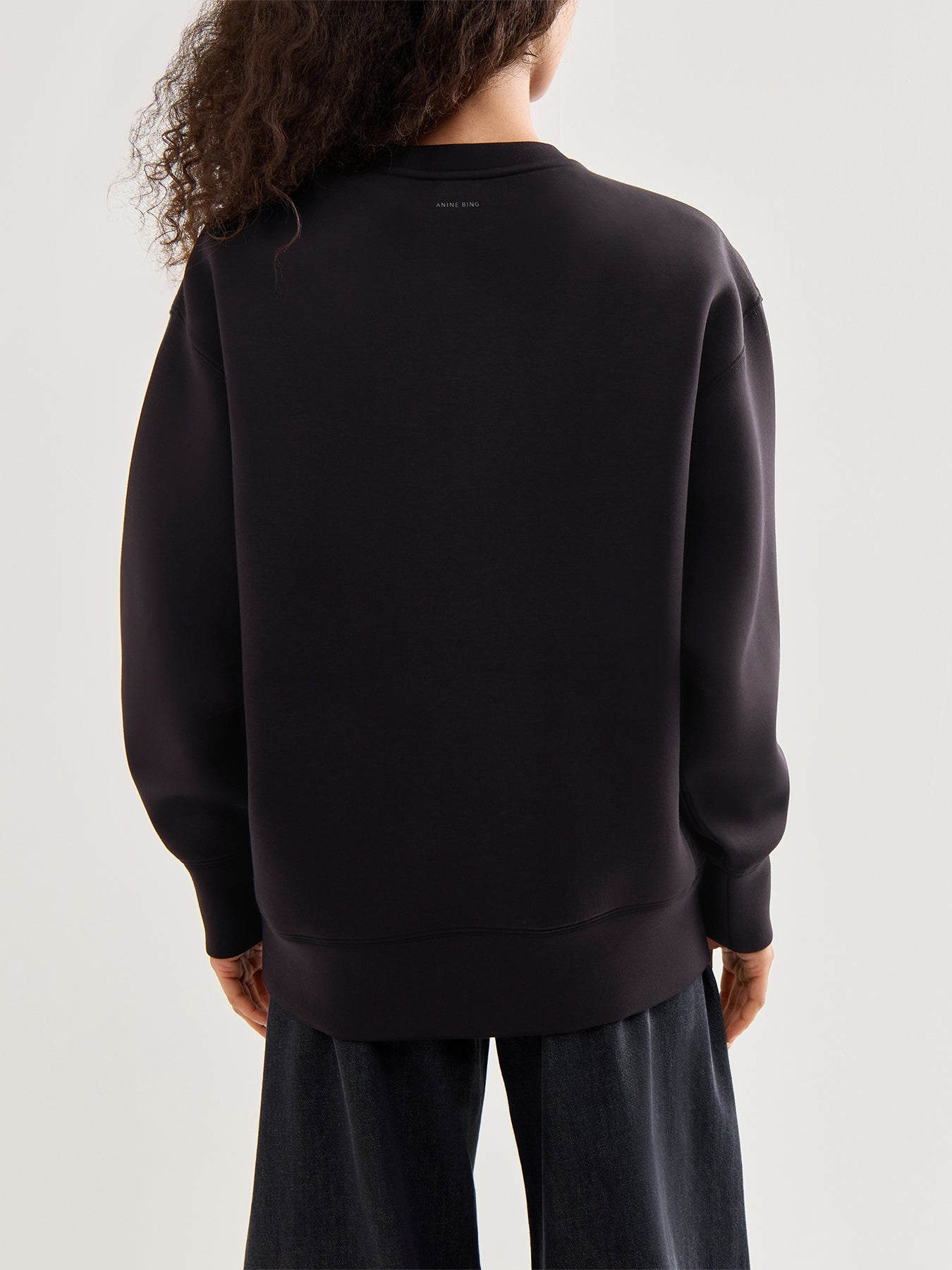 Alto Sweatshirt Framed Monogram  Black