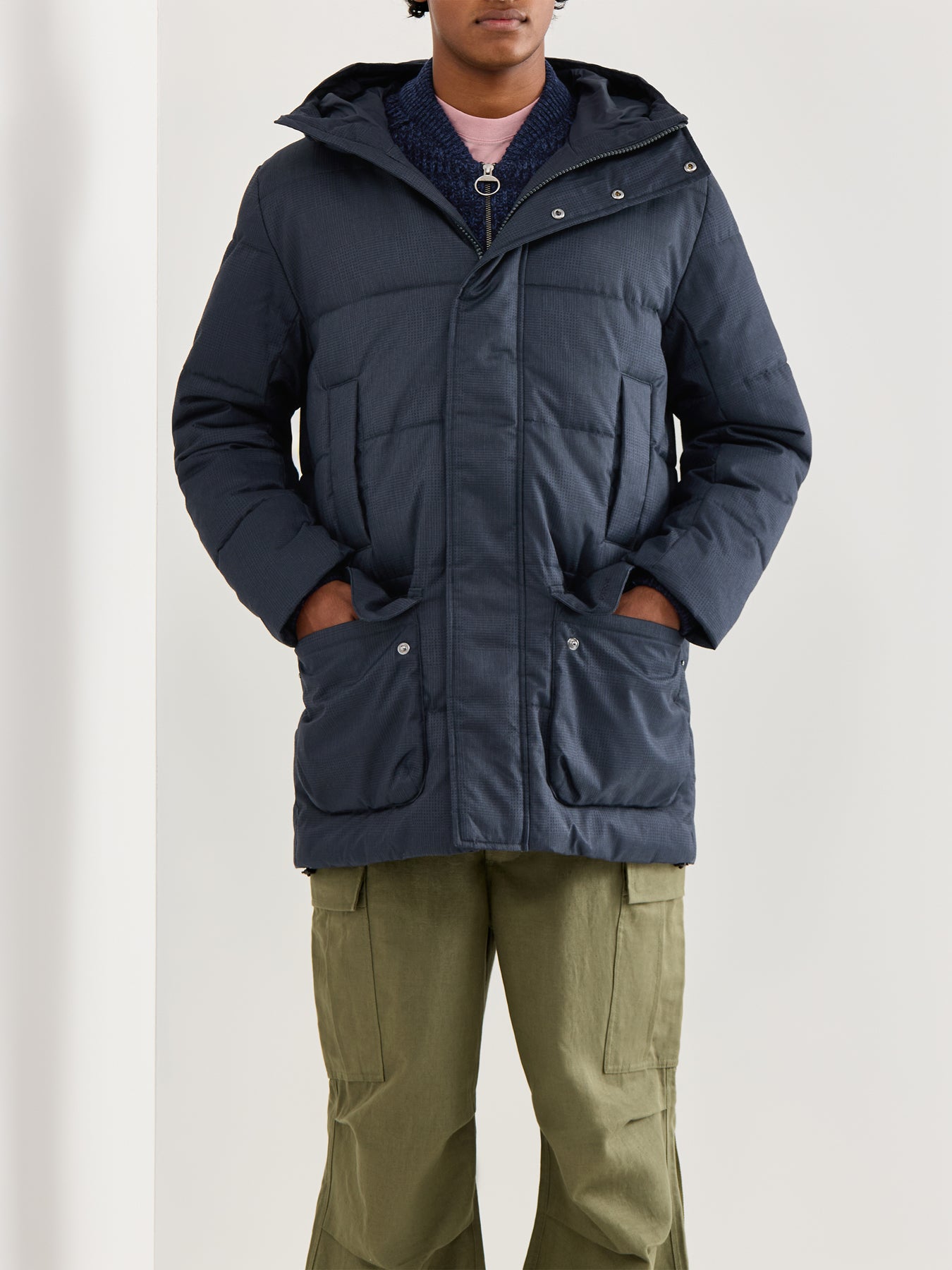 Winter Beaufort Puffer Jacket Navy