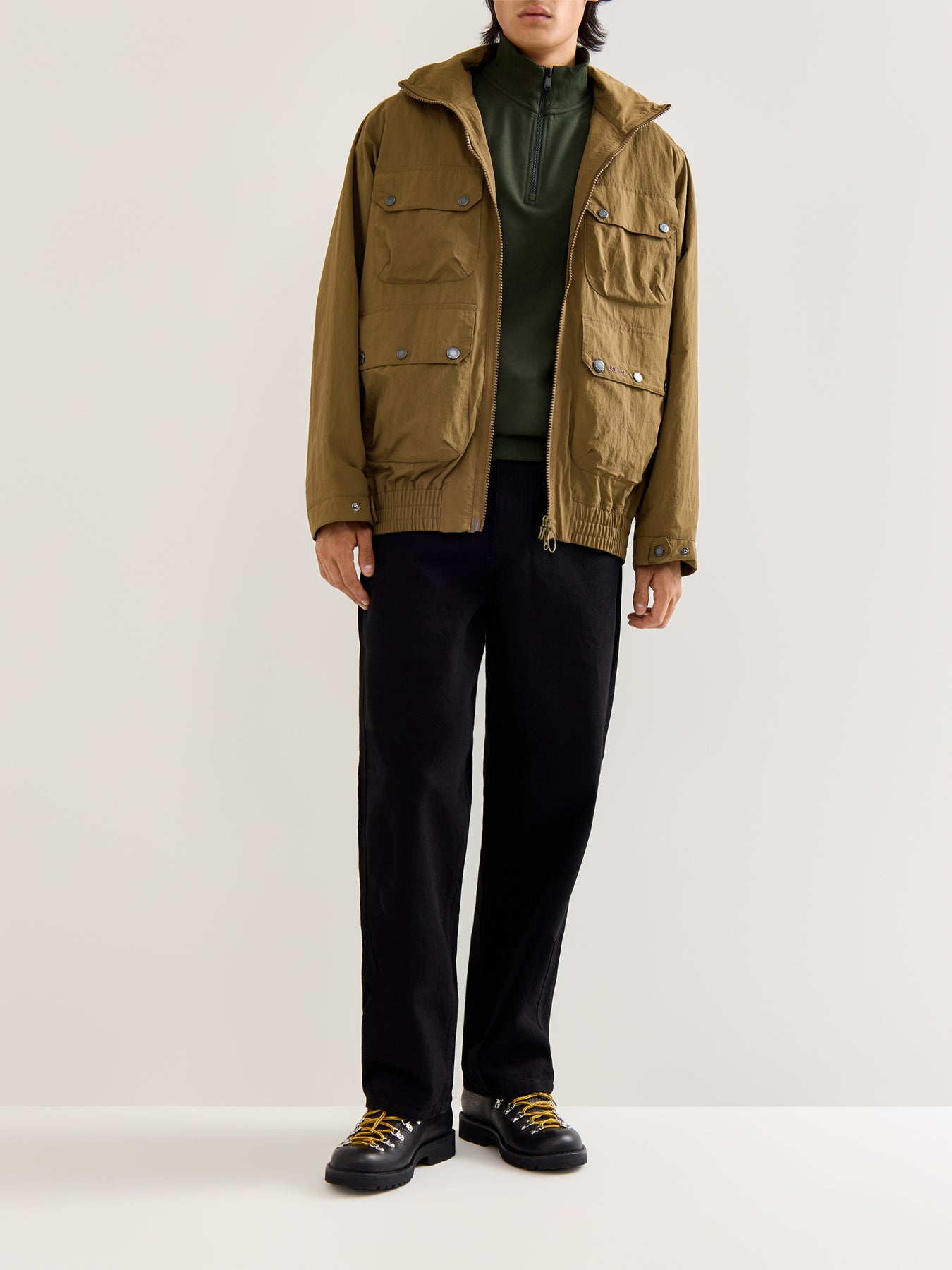 Re-Engineered Hooded Showerproof Flight Bedale Jacket