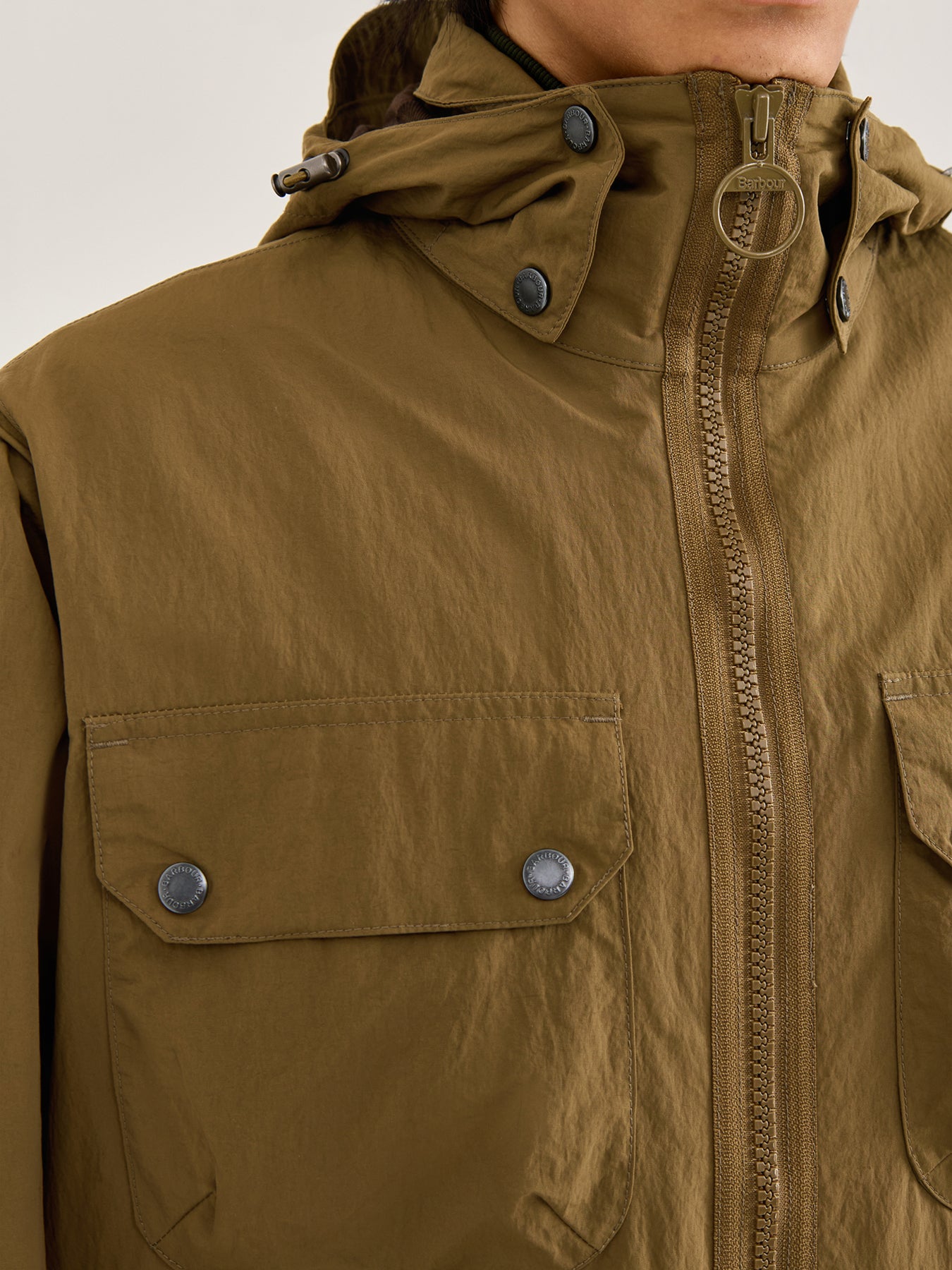 Re-Engineered Hooded Showerproof Flight Bedale Jacket