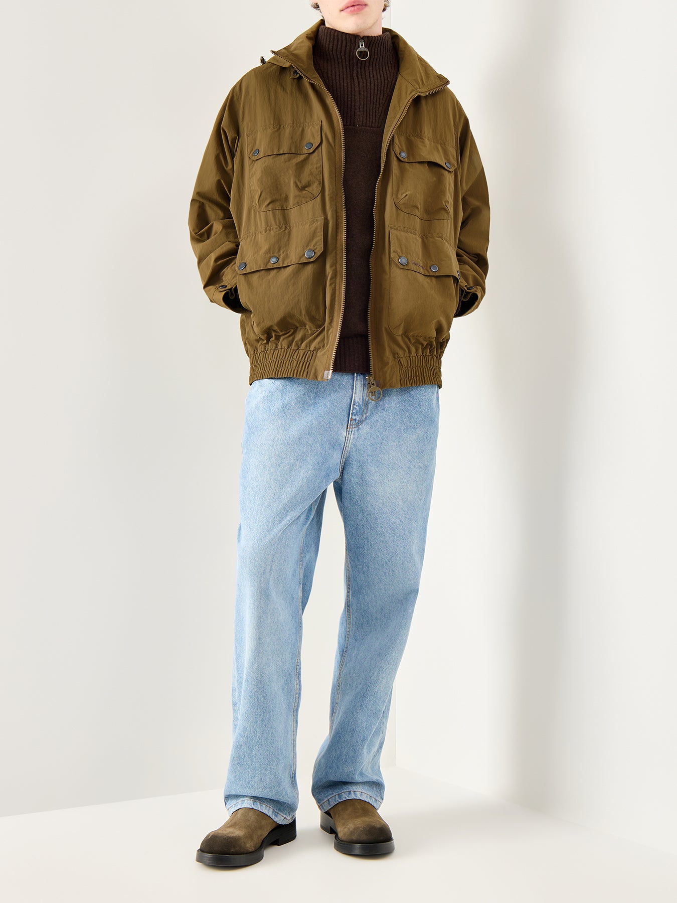 Essential Lambswool Half Zip Jumper