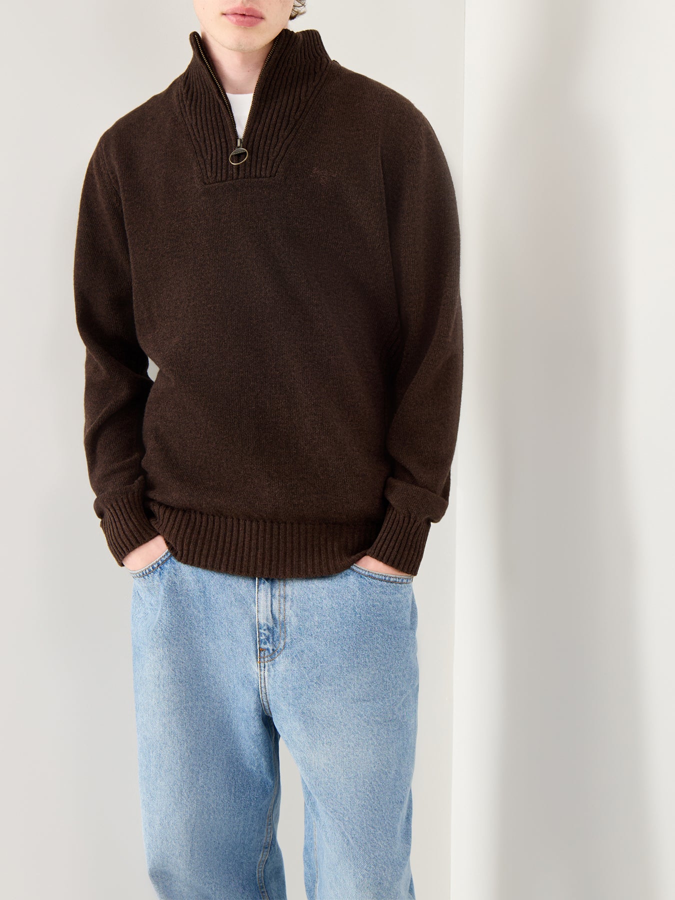 Essential Lambswool Half Zip Jumper