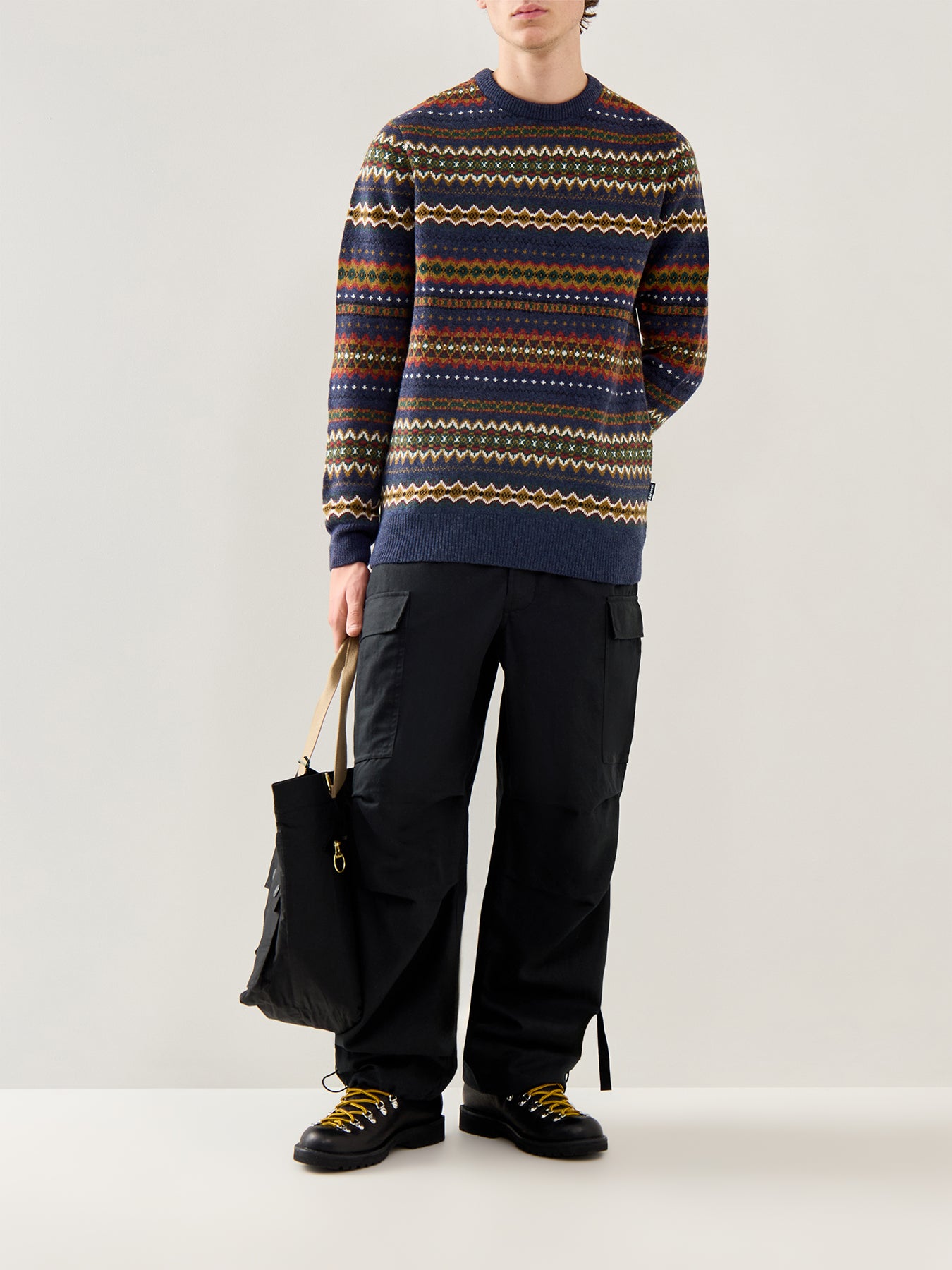 Case Fair Isle Crew Neck Sweater