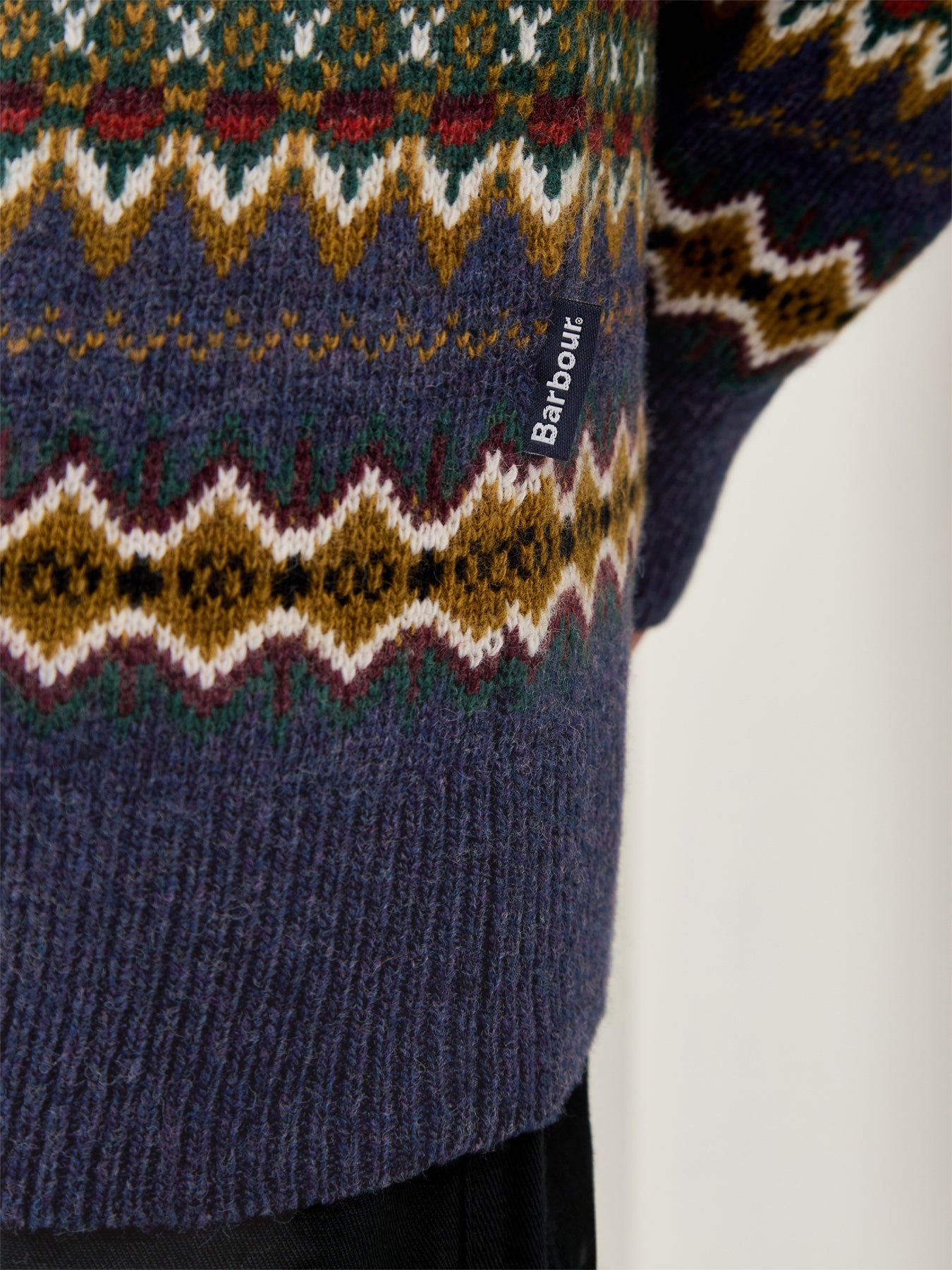 Case Fair Isle Crew Neck Sweater