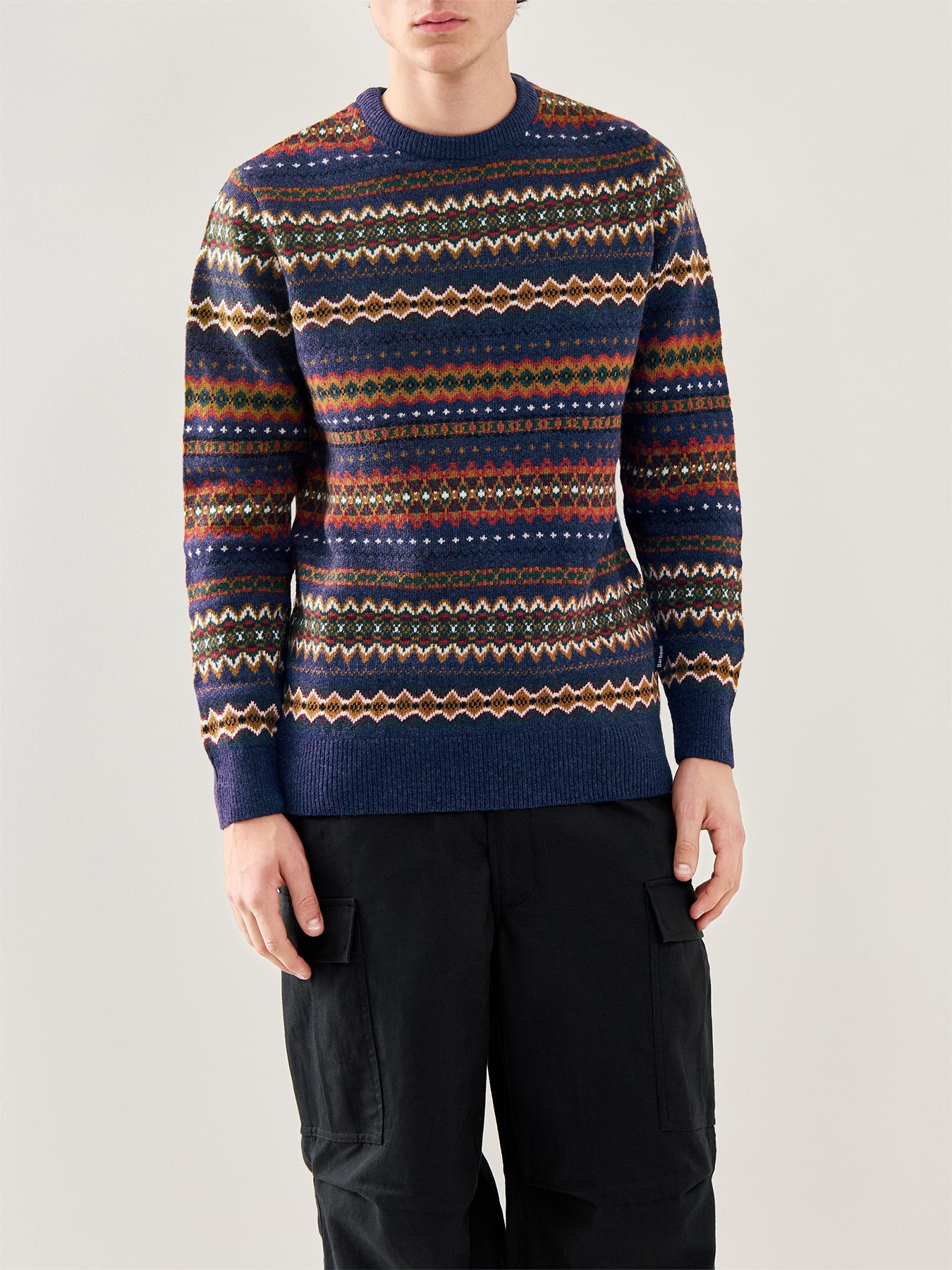 Case Fair Isle Crew Neck Sweater