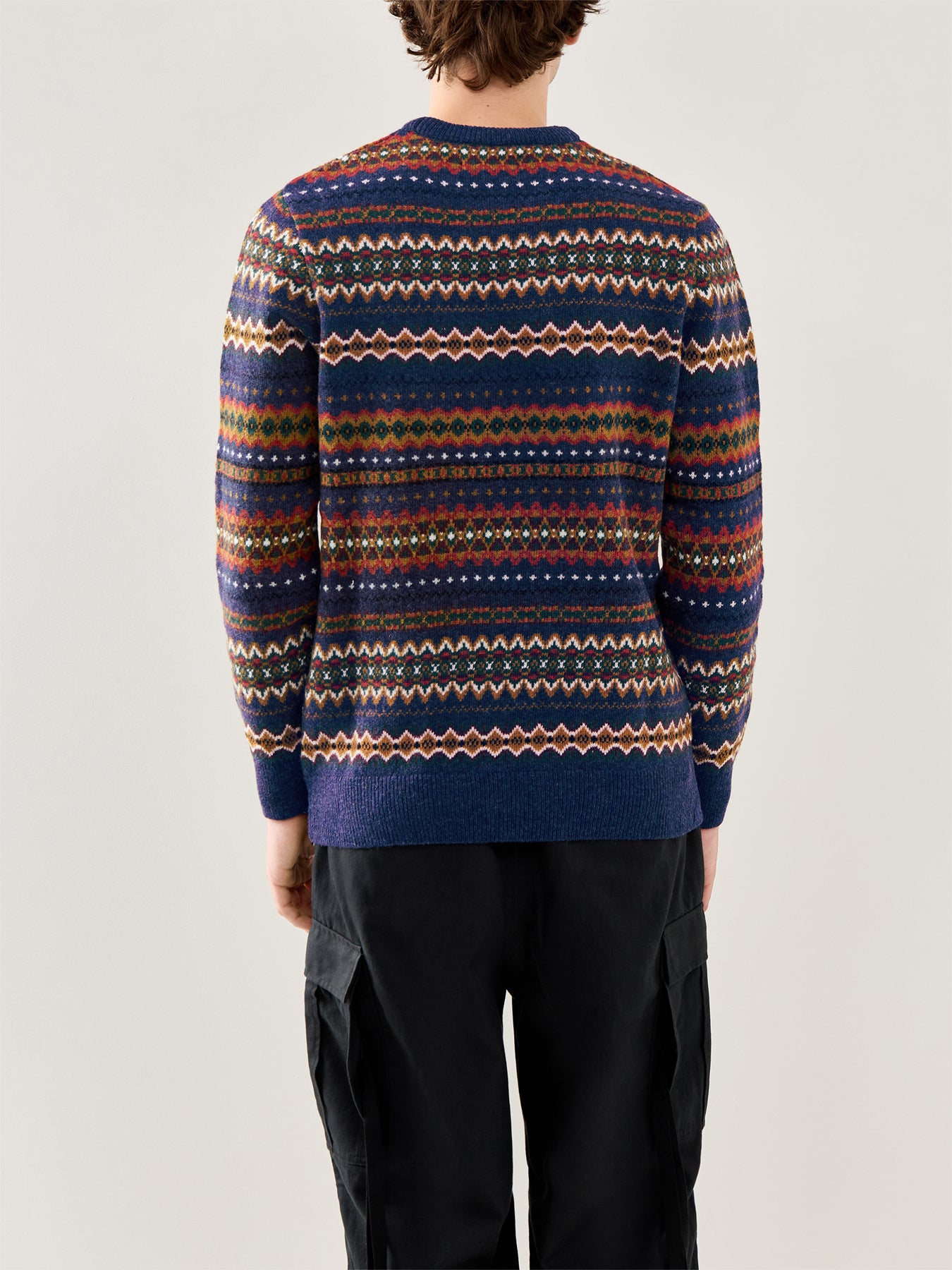 Case Fair Isle Crew Neck Sweater