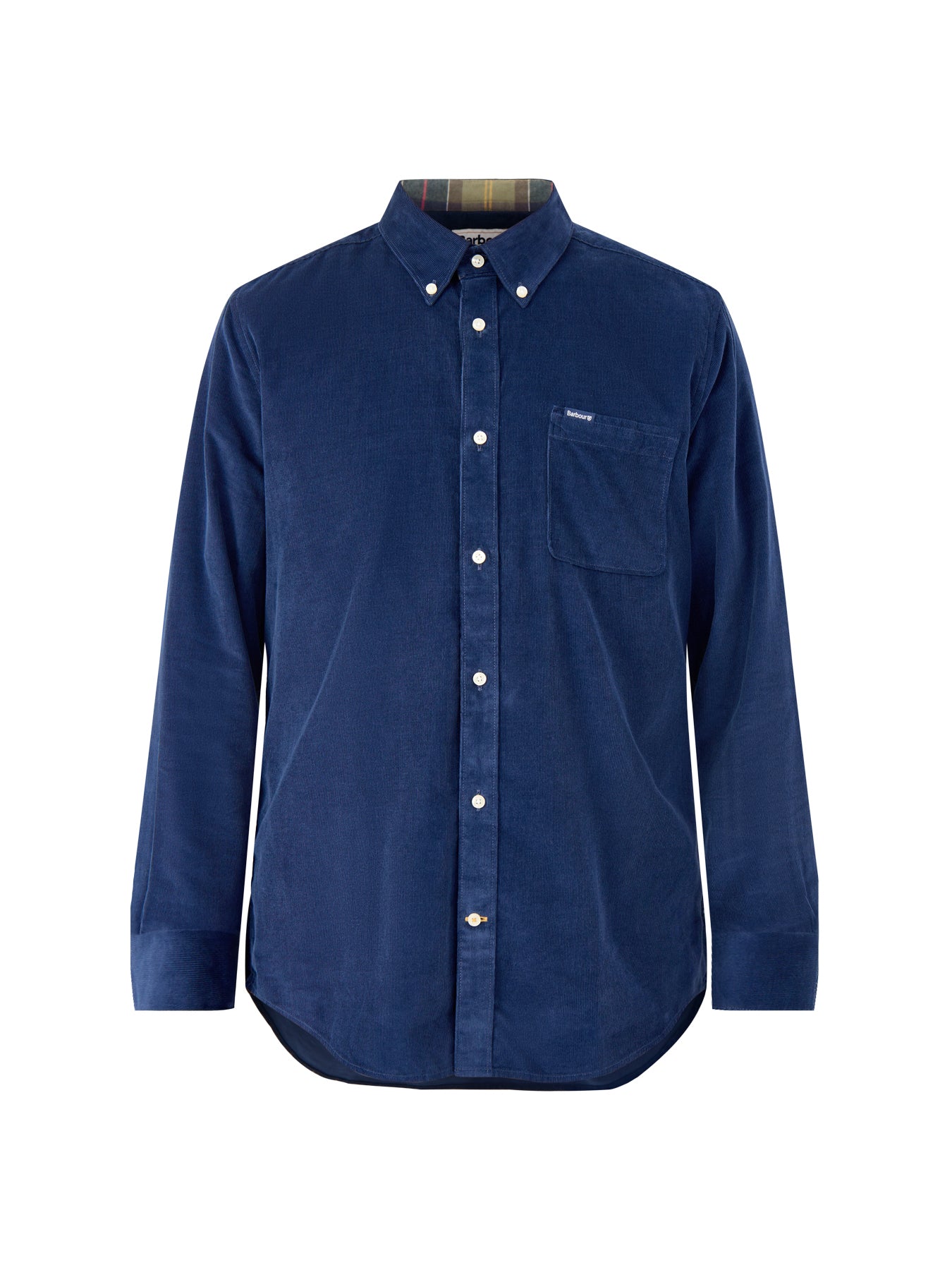 Ramsey Tailored Cotton Cord Shirt Denim