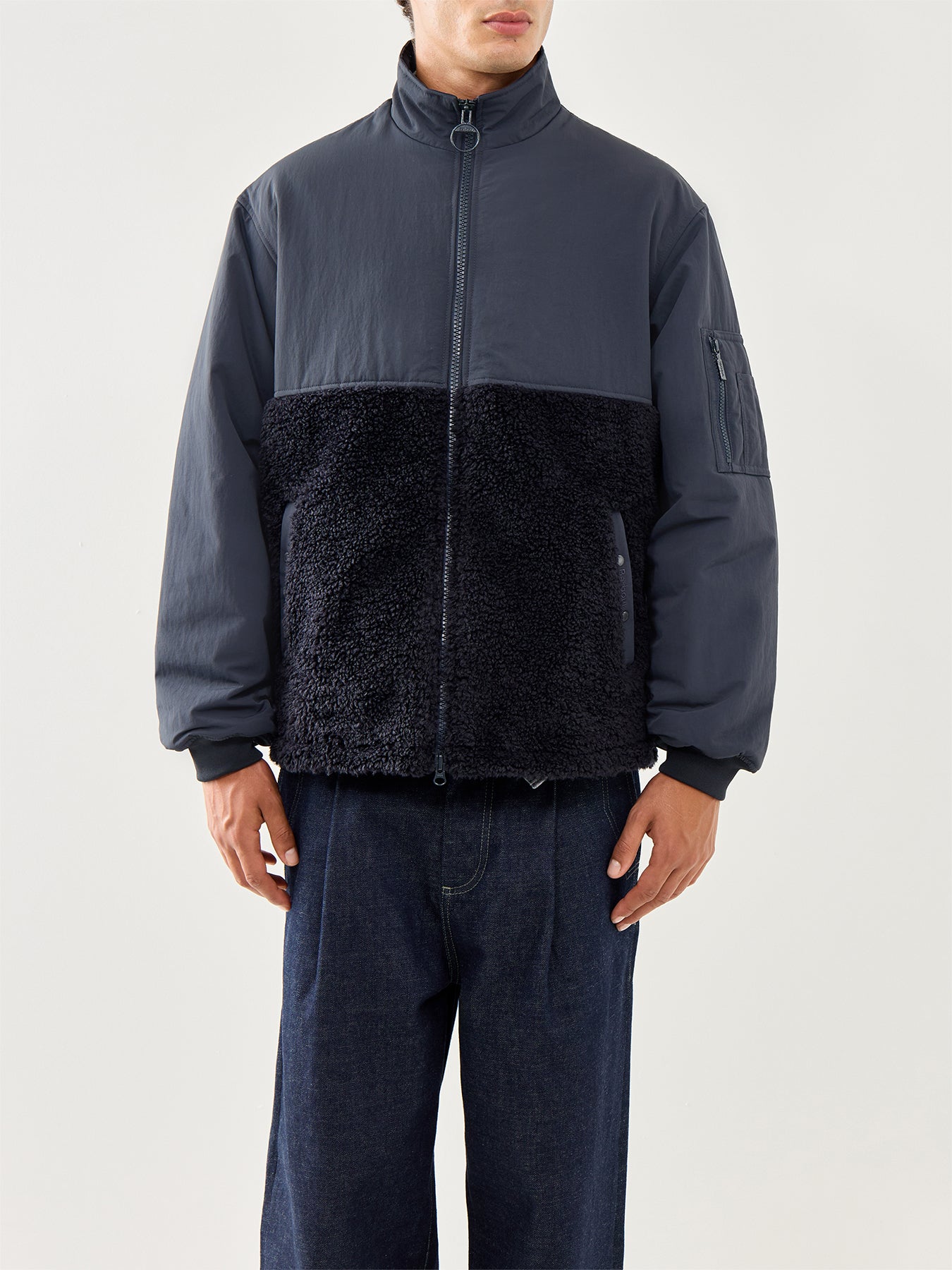 Reel Hybrid Cotton Fleece Jacket Thyme