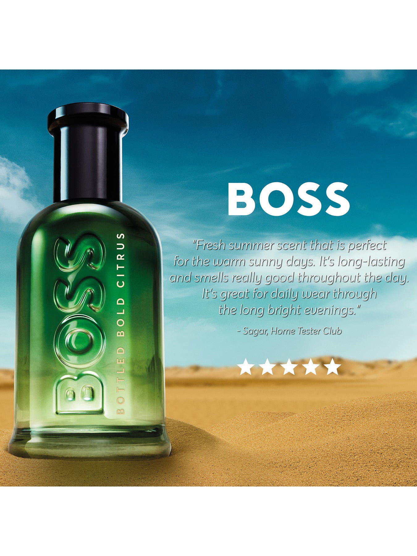 BOSS Bottled Bold Citrus Eau de Parfum for Men 50ml