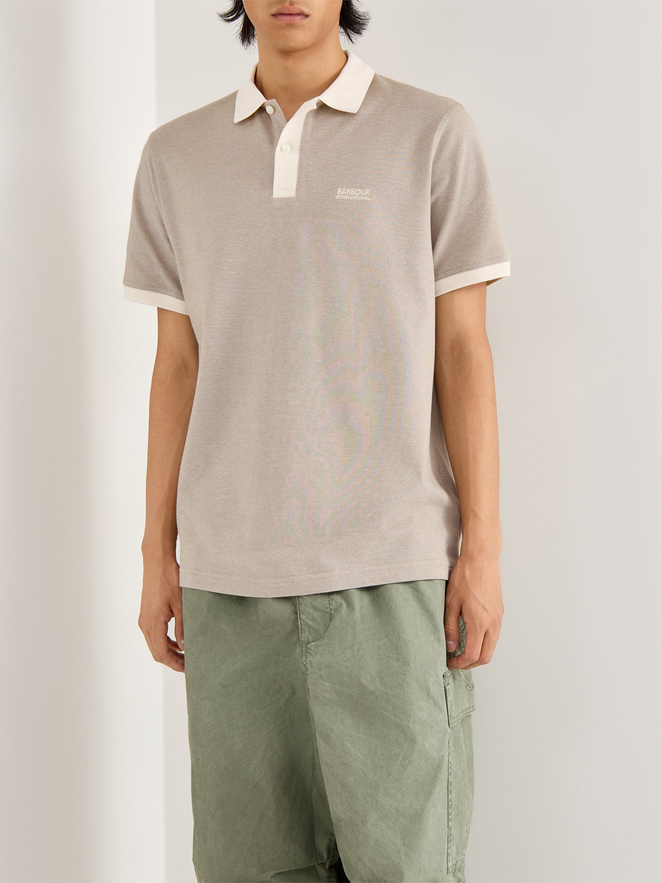 Morley Oxford Polo Shirt White