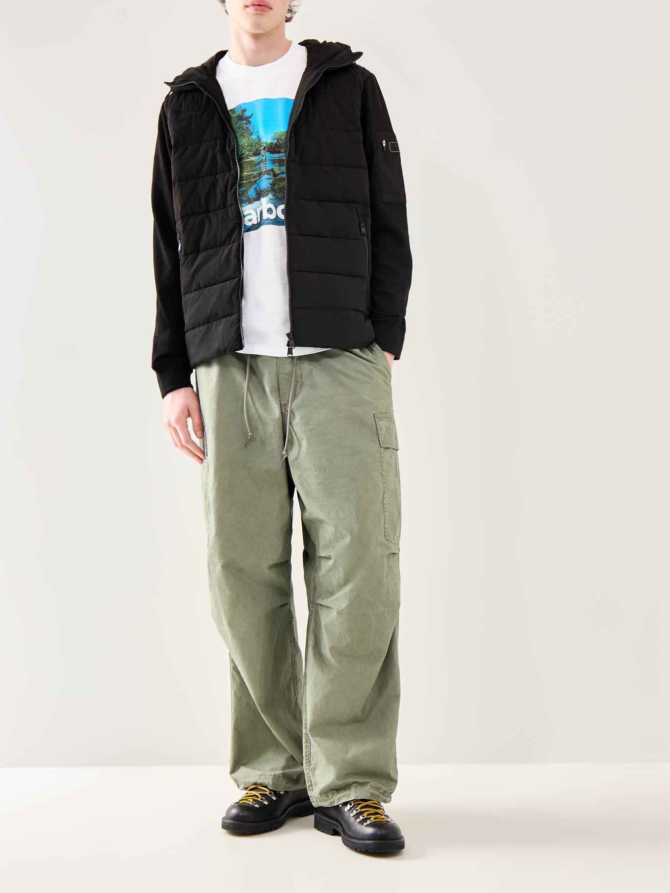 Stanley Hooded Quilted Sweat