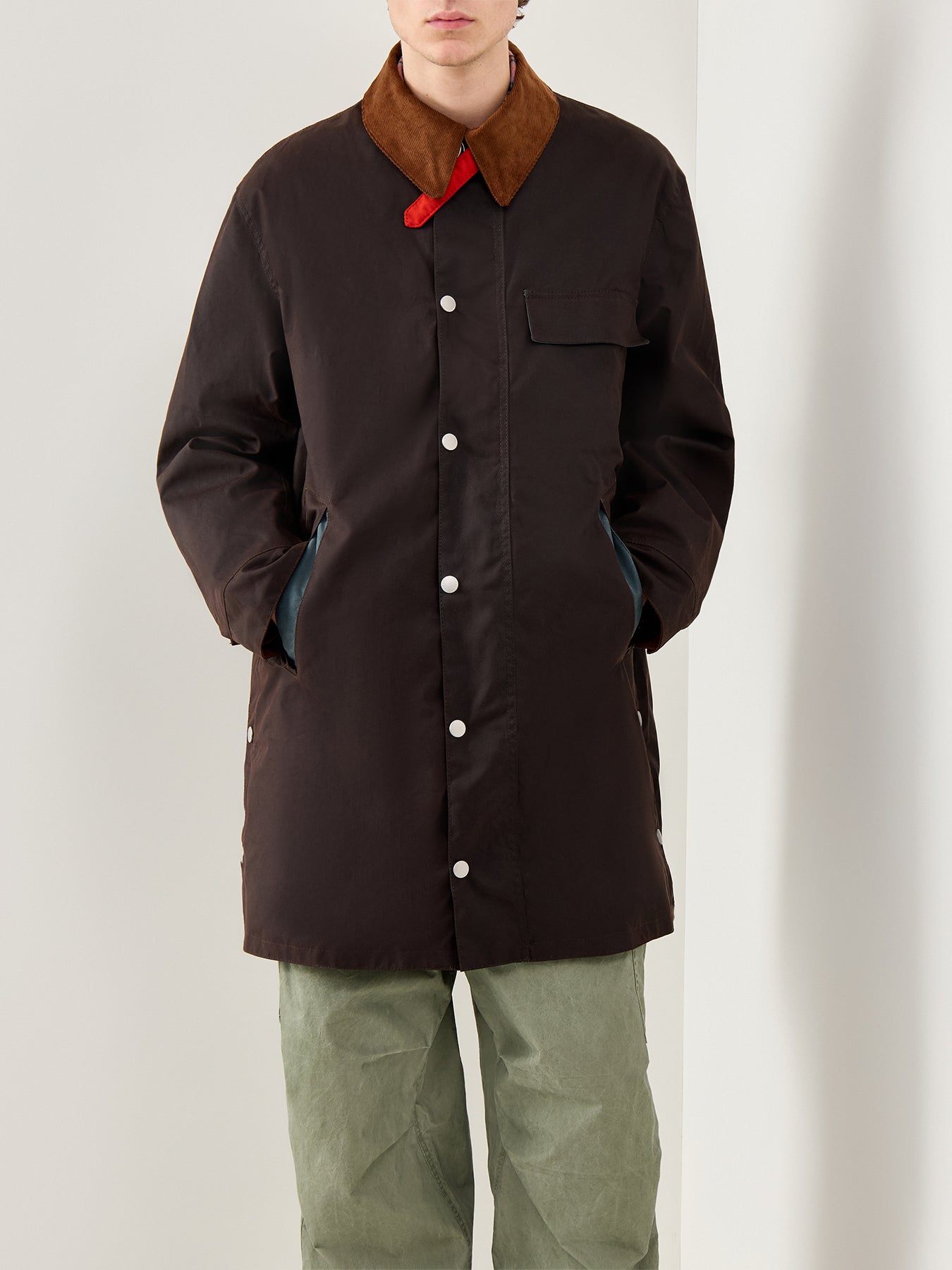 Mens Paul Smith Loves Barbour Beeston Wax Jacket Rustic – Fenwick