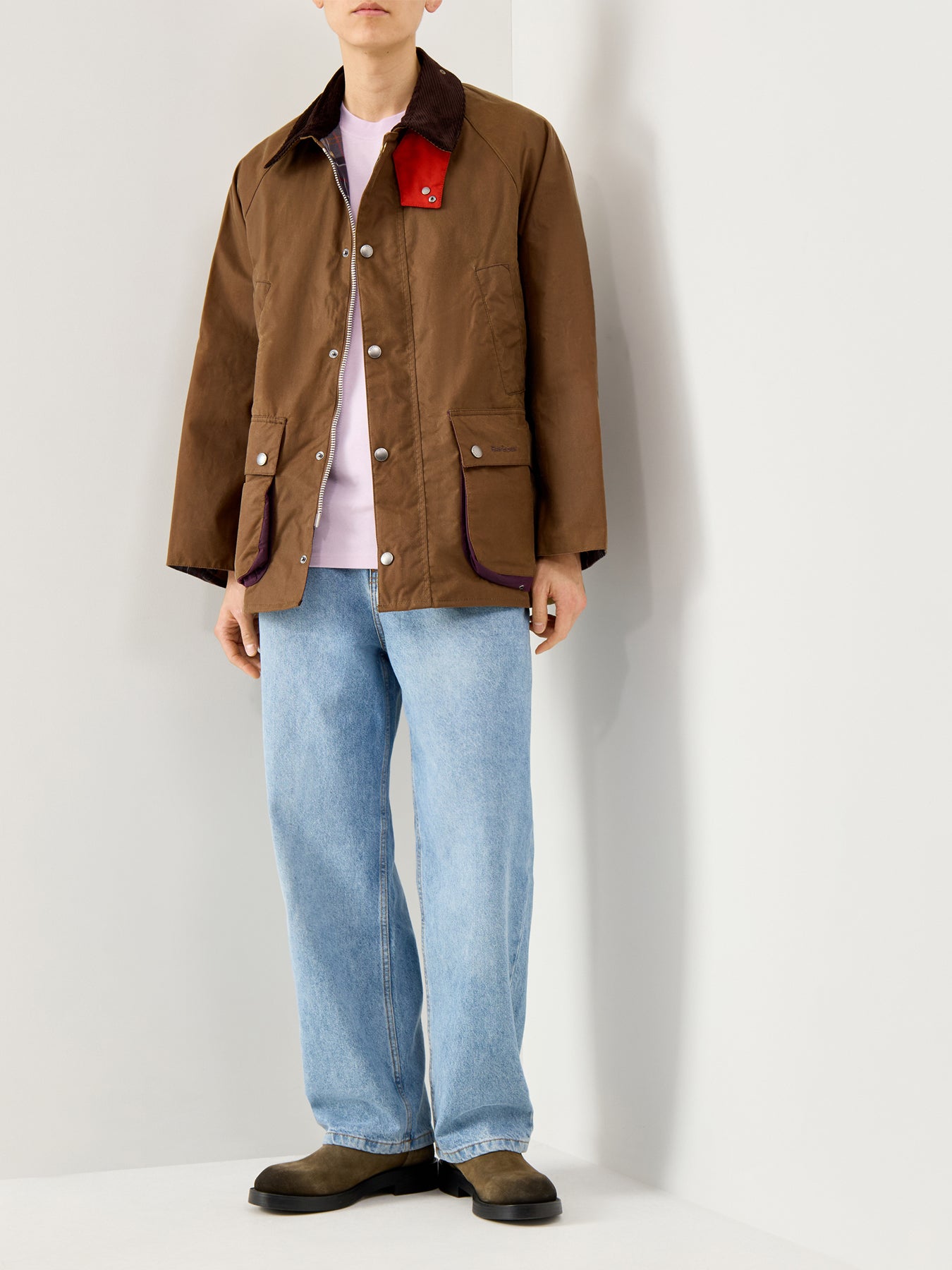 Paul Smith Loves Barbour Bedale Wax Jacket Tan