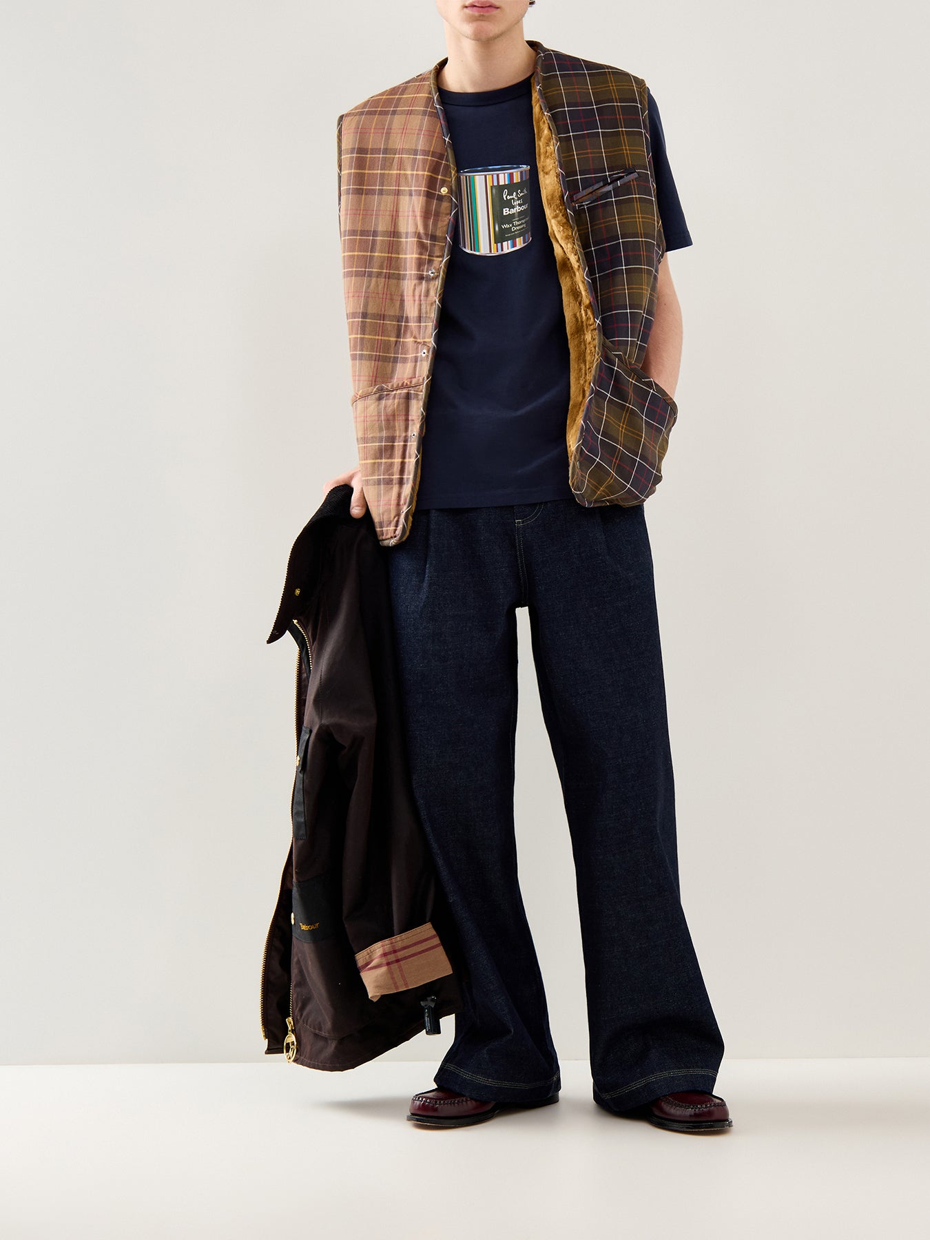 Paul Smith Loves Barbour Mixed Tartan Liner