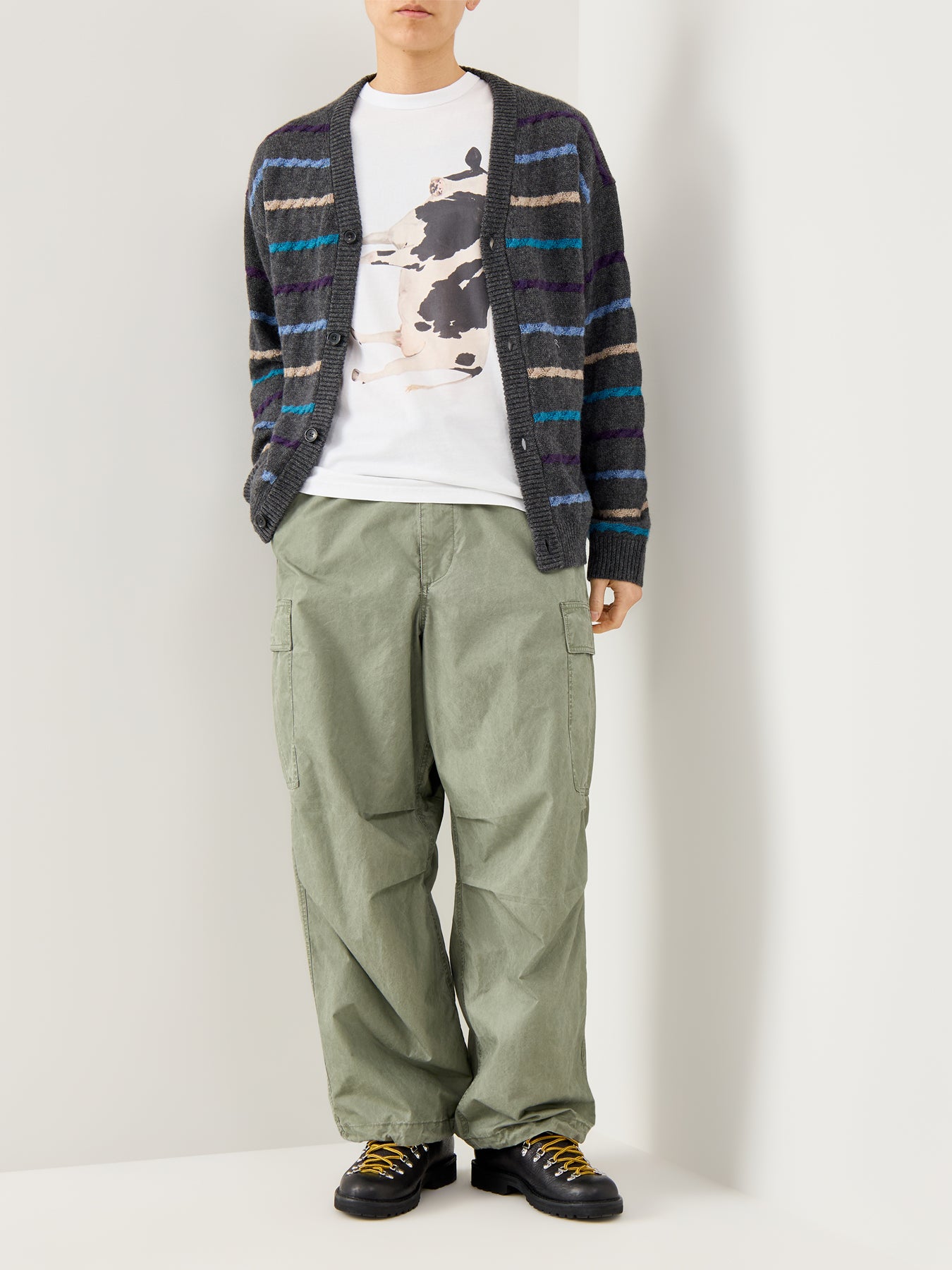 Paul Smith Loves Barbour Logo T-Shirt White