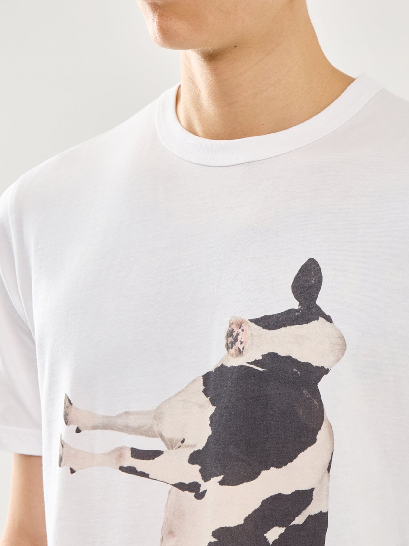 Paul Smith Loves Barbour Logo T-Shirt White