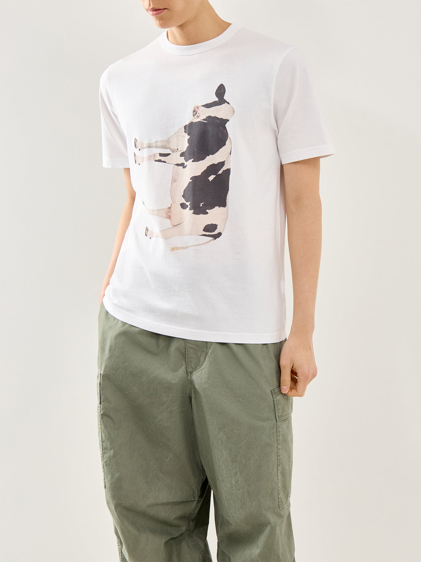 Paul Smith Loves Barbour Logo T-Shirt White