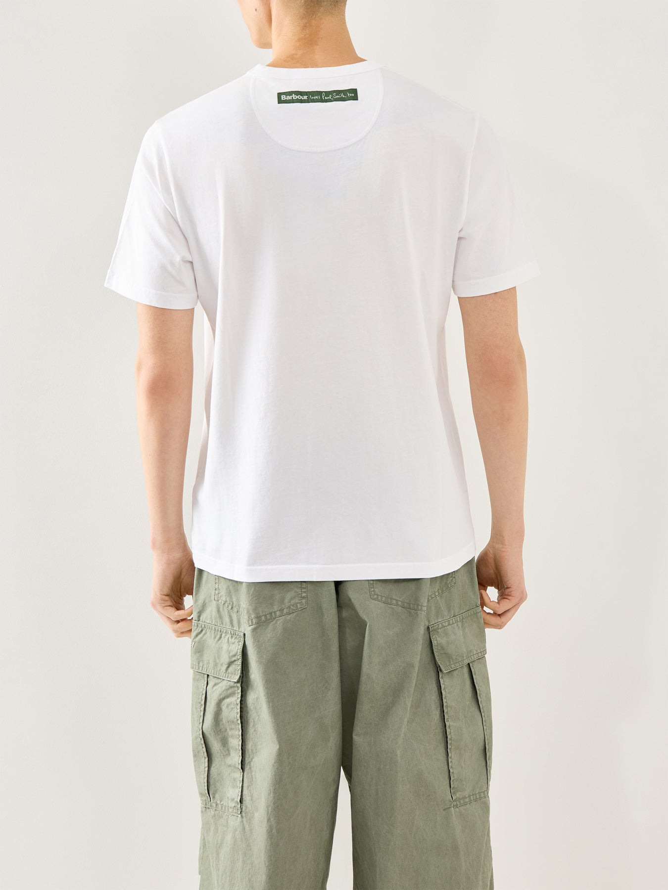 Paul Smith Loves Barbour Logo T-Shirt White