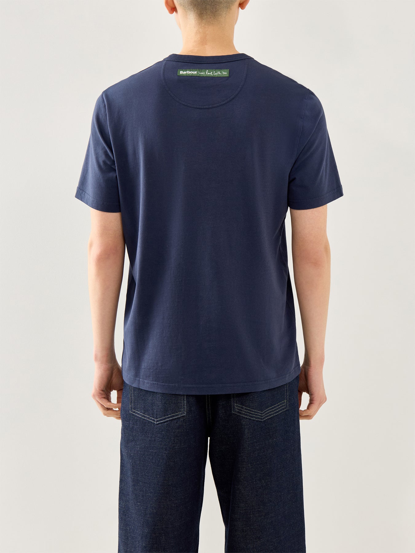 Paul Smith Loves Barbour Wax Tin Graphic T-Shirt Champion Blue